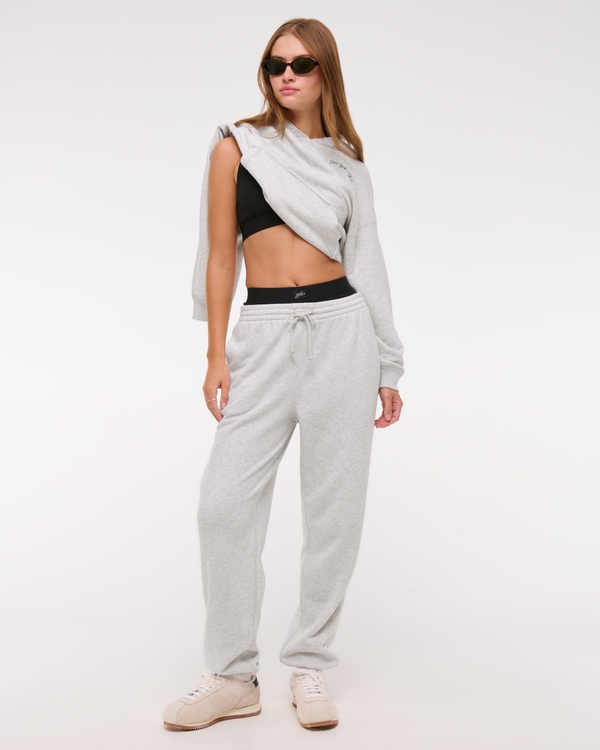 YPB On The Go High Rise Cinched Pant, Light Heather Gray view 2