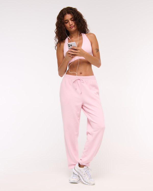 YPB On The Go High Rise Cinched Pant, Light Pink view 1