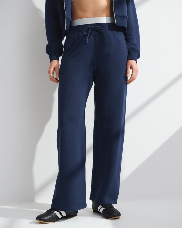 YPB On The Go Wide Leg Pant, Navy view 2