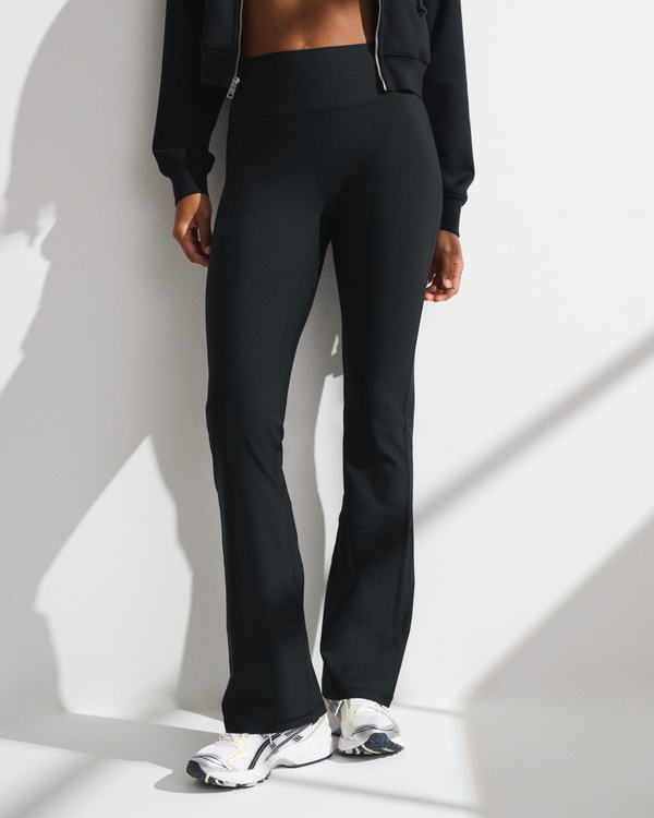 YPB sculptLUX Curve Love Flare Legging, Black view 2