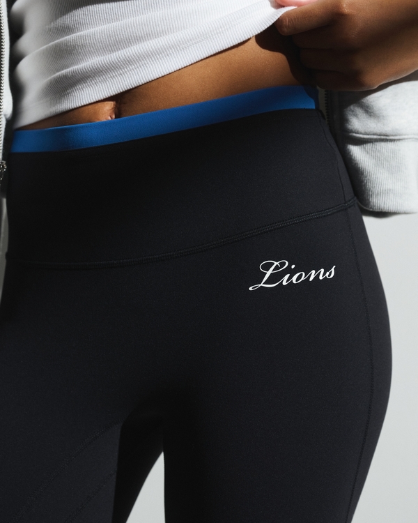 Detroit Lions YPB studioFLEX 7/8-Length Legging, Black view 2