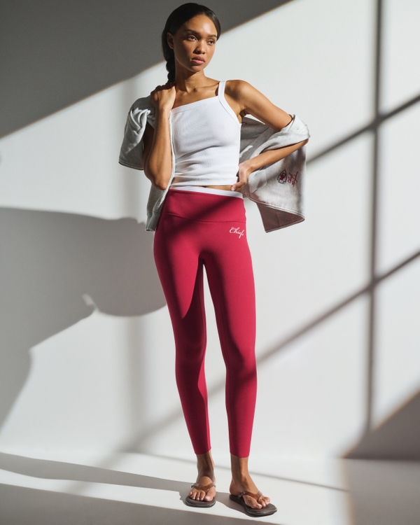 Kansas City Chiefs YPB studioFLEX 7/8-Length Legging, Red-chiefs view 1