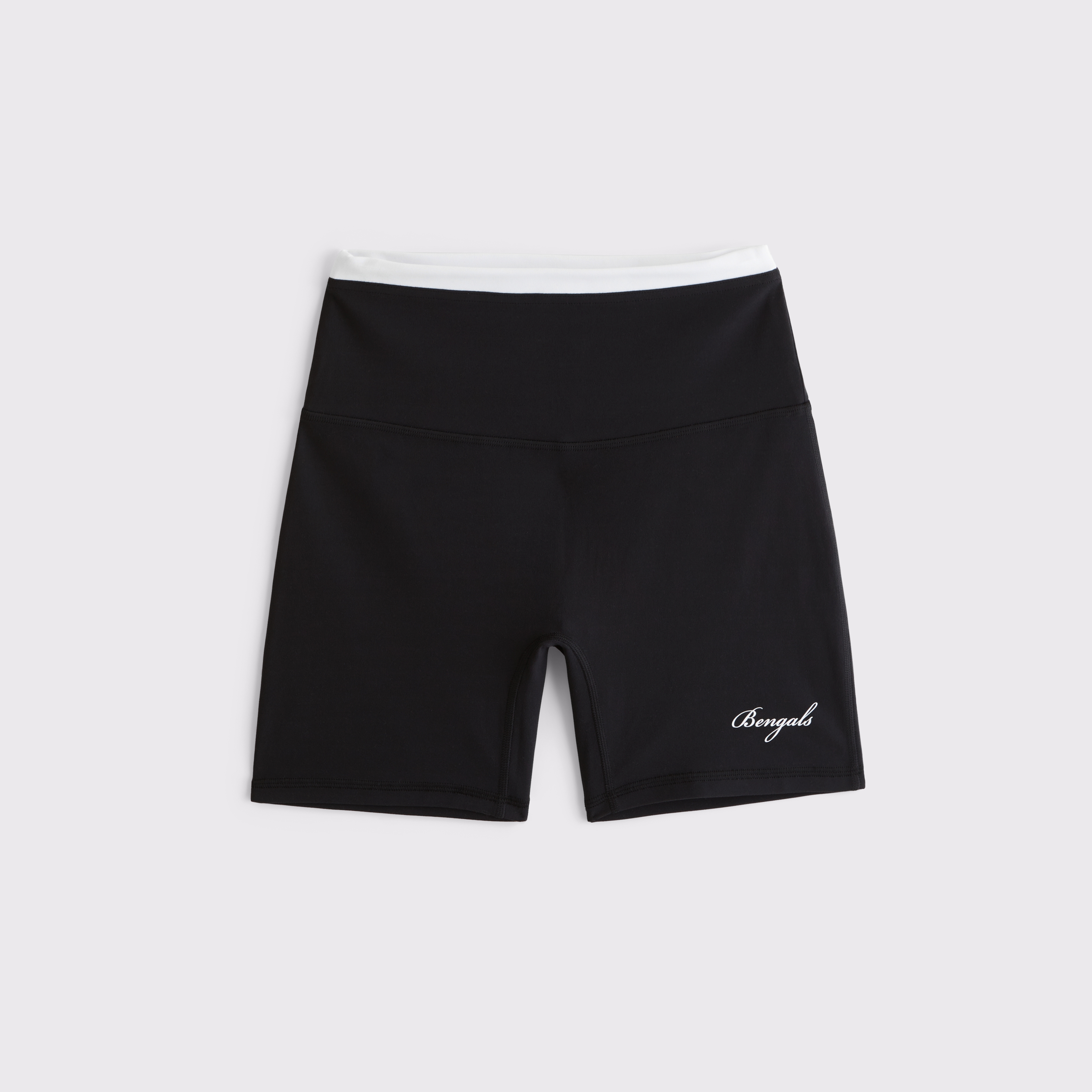 Женские шорты Abercrombie & Fitch Philadelphia Eagles YPB studioFLEX Bike Short, цвет: Чёрный, вариант 1 — фото 1