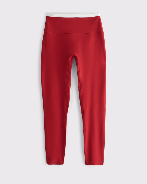 YPB studioFLEX Curve Love 7/8-Length Legging, Vivid Red view 1