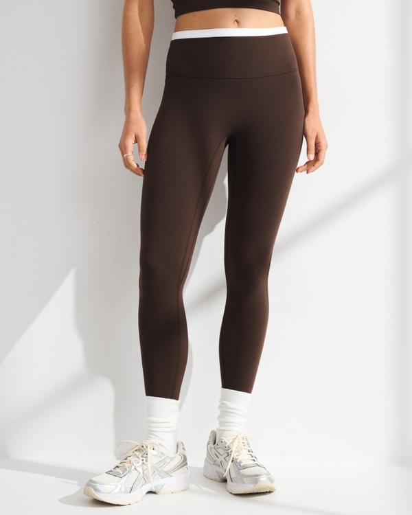 YPB studioFLEX 7/8-Length Legging, Coffee view 2