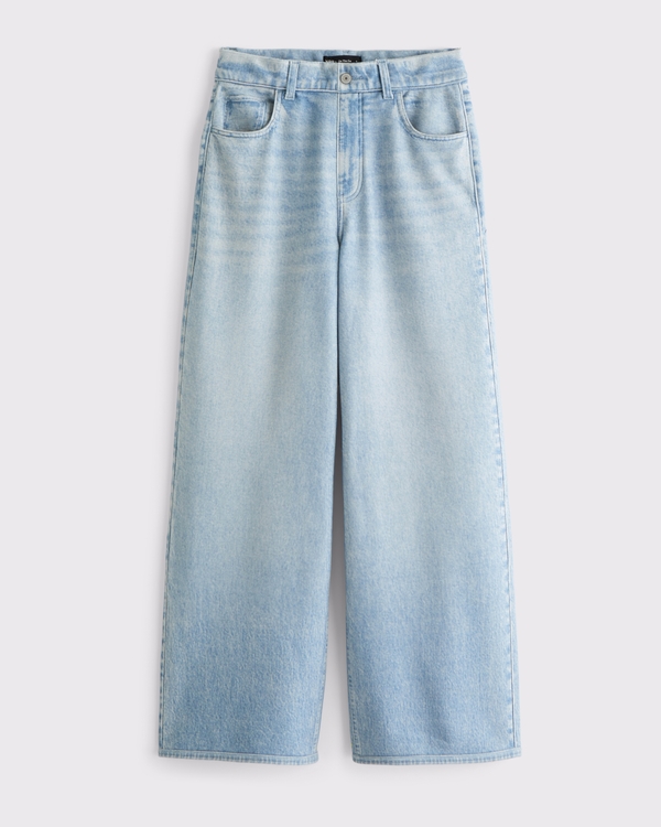 YPB On The Go Travel Terry Pant, Light Wash view 1