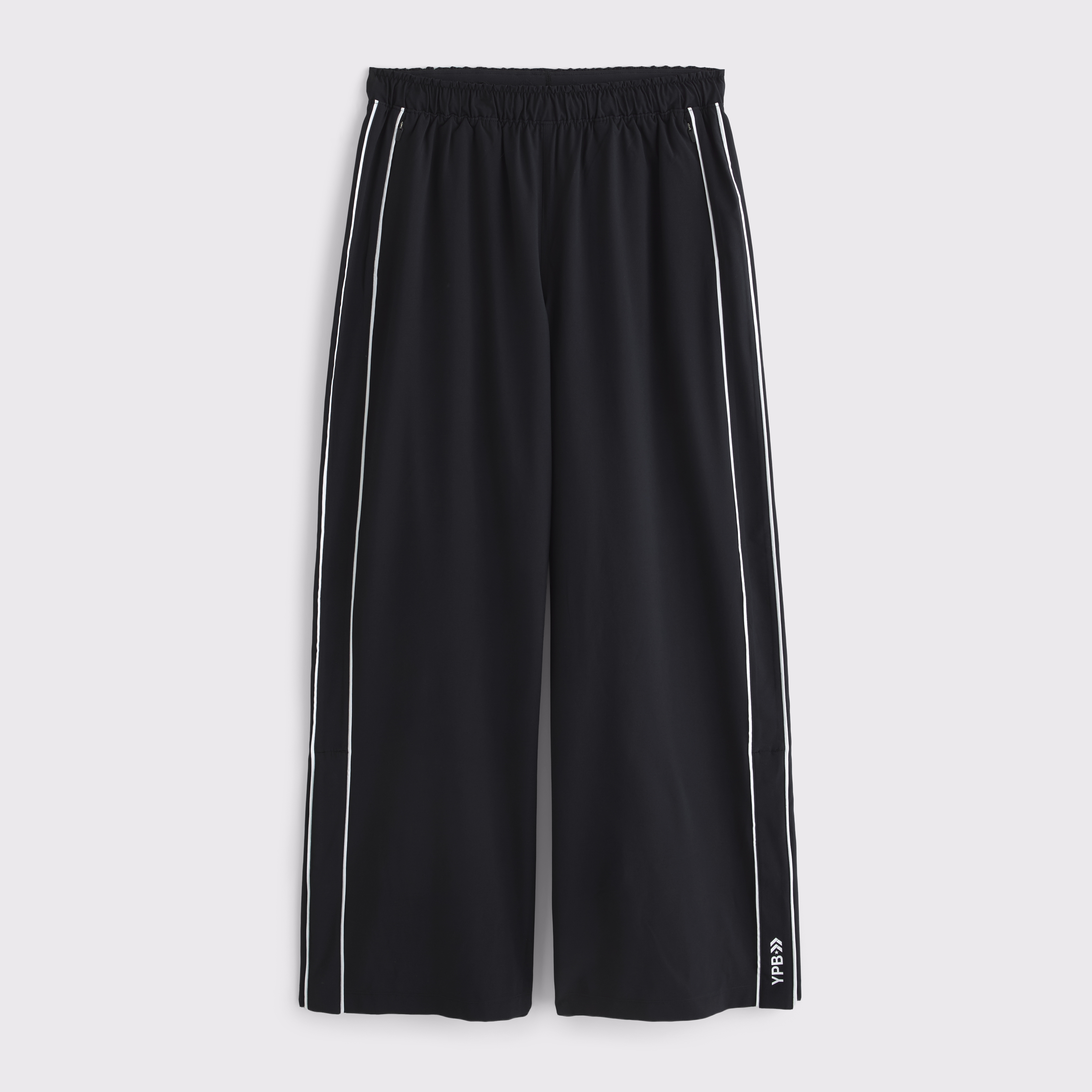 Женские брюки Abercrombie & Fitch YPB Barry's motionTEK Track Pant, цвет: Чёрный — фото 1