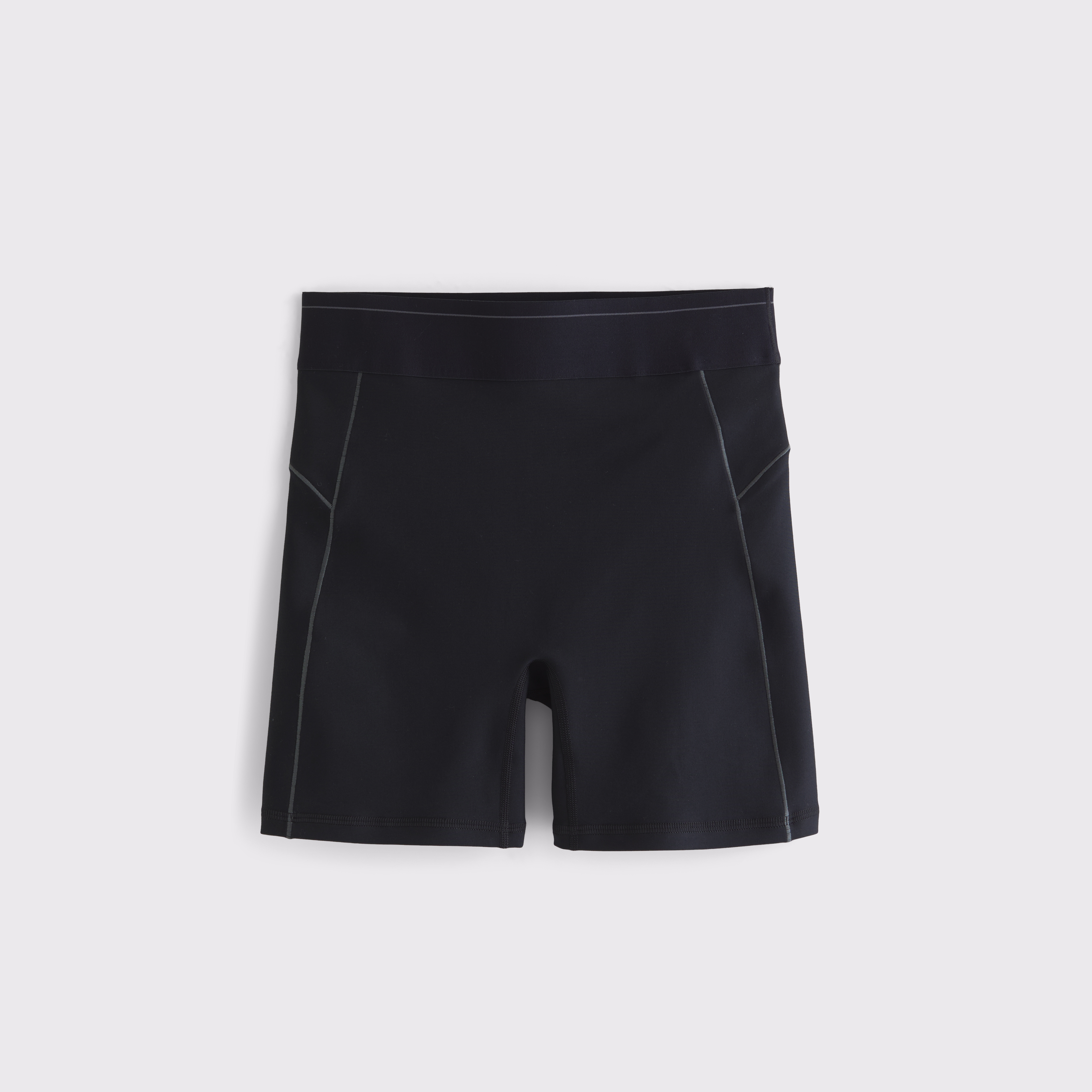 Женские шорты Abercrombie & Fitch YPB Barrys' sculptLUX Bike Short, цвет: Чёрный — фото 1