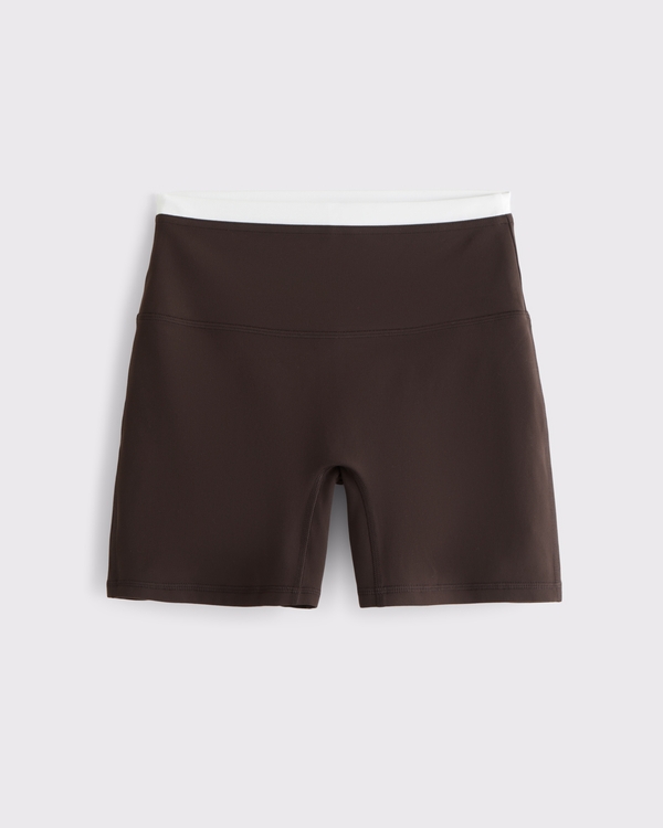 YPB studioFLEX Bike Short, Coffee view 1