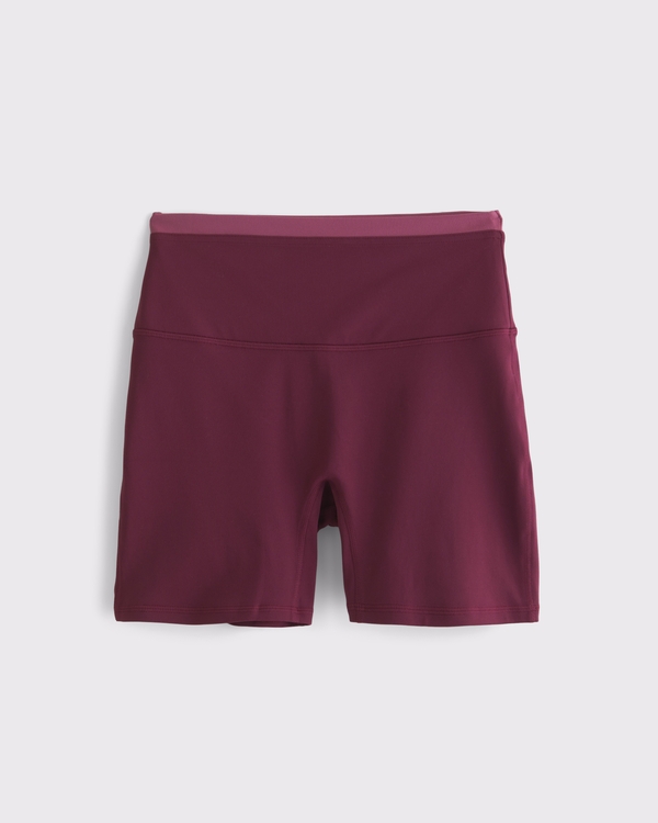 YPB studioFLEX Bike Short, Maroon view 1