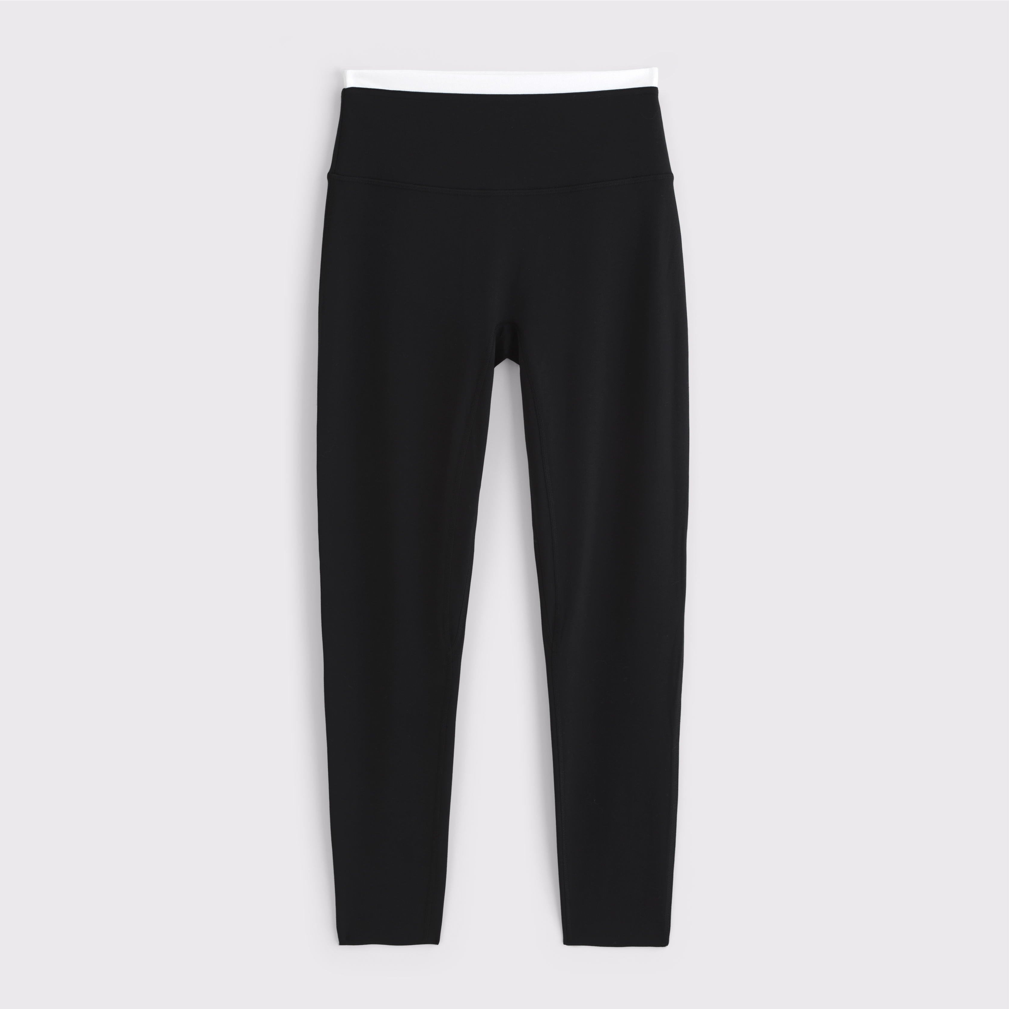Женские леггинсы Abercrombie & Fitch YPB укороченные 7/8, цвет: Чёрный