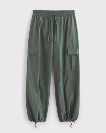 YPB Crinkle Nylon Convertible Balloon Pant