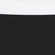 black with white band