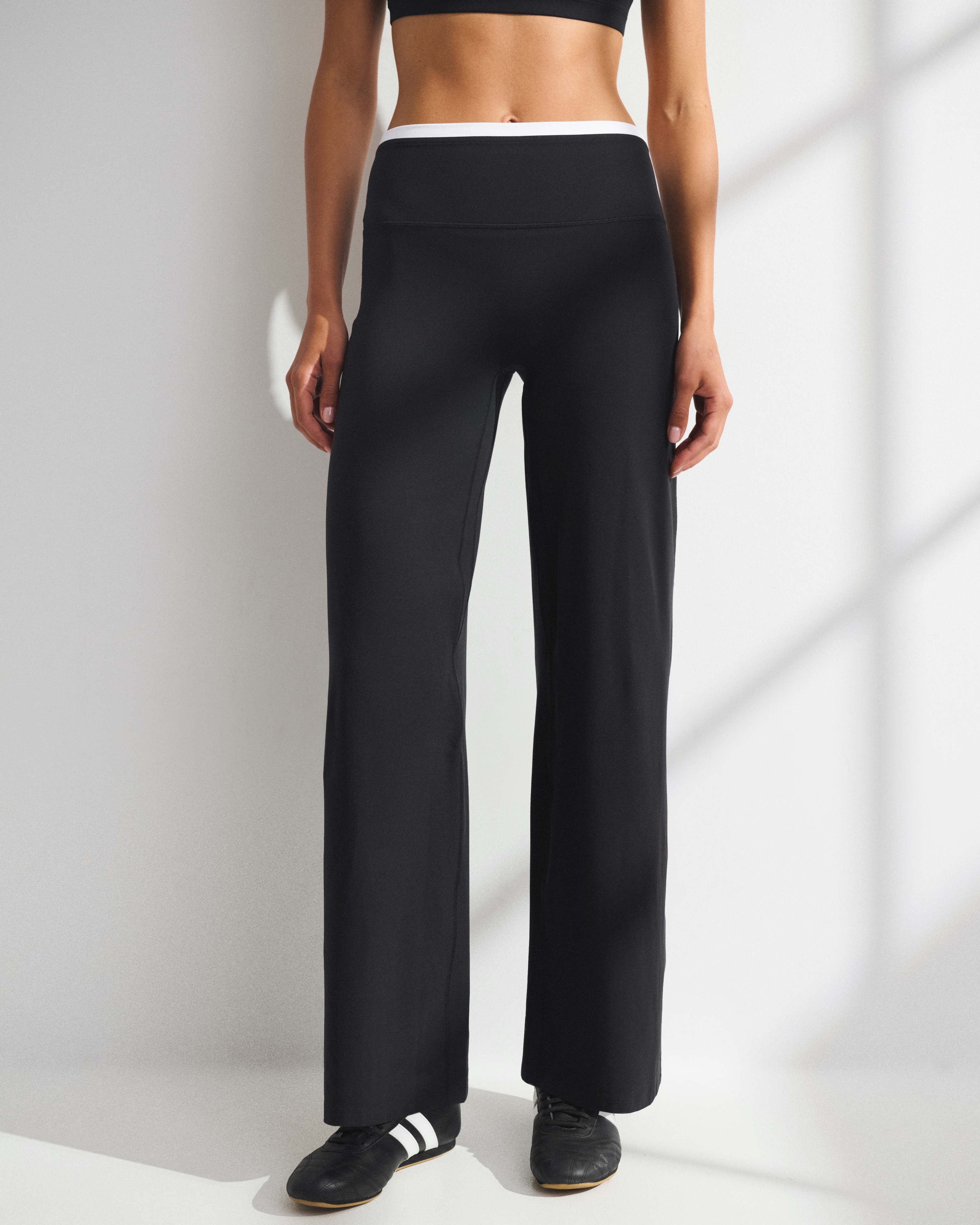 Женские леггинсы Abercrombie & Fitch YPB studioFLEX широкие двухслойные — фото 3