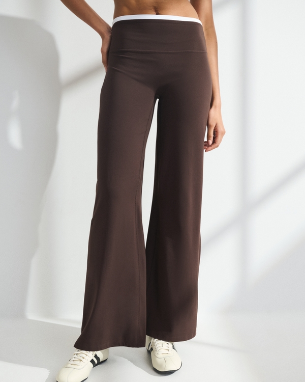 YPB studioFLEX Wide Leg Legging, Espresso view 2