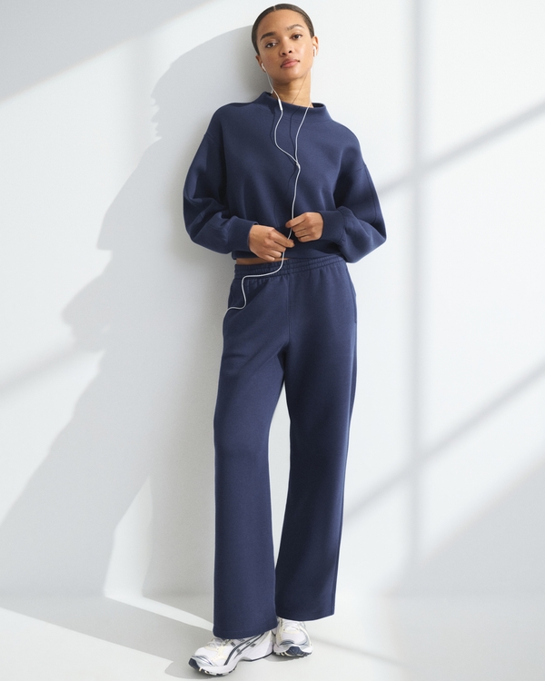 YPB neoKNIT SOFT On The Go Straight Leg Pant, Navy view 1