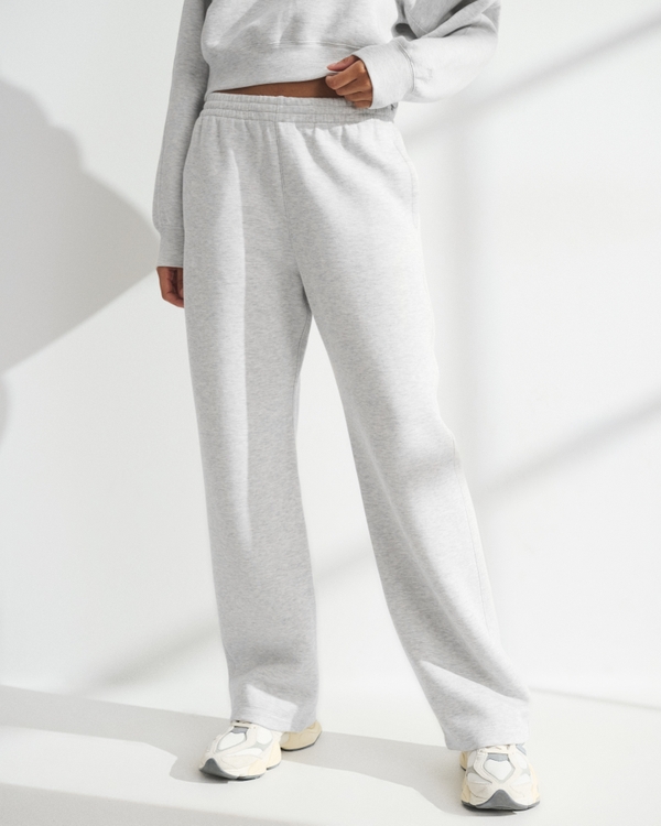 YPB neoKNIT On The Go Straight Leg Pant, Heather Gray view 2