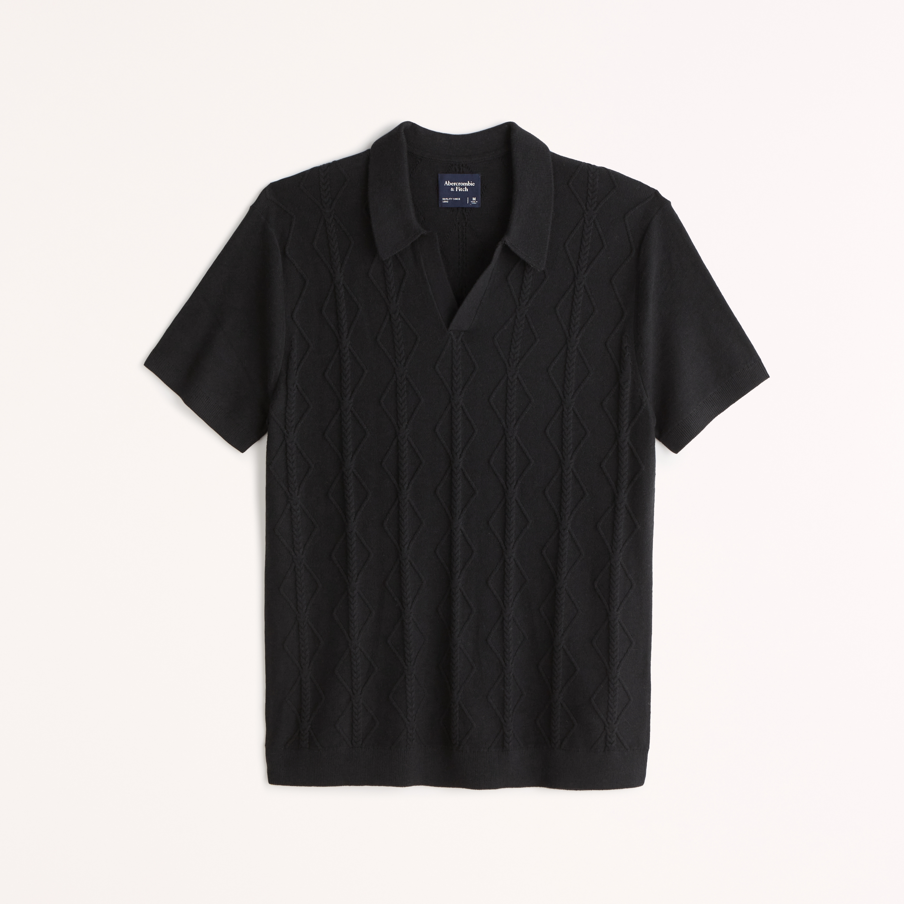 Cable Stitch Sweater Polo