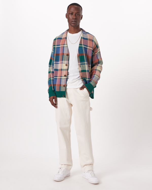 Ulyssaviene | Multicolor Plaid Button Cardigan main image 0