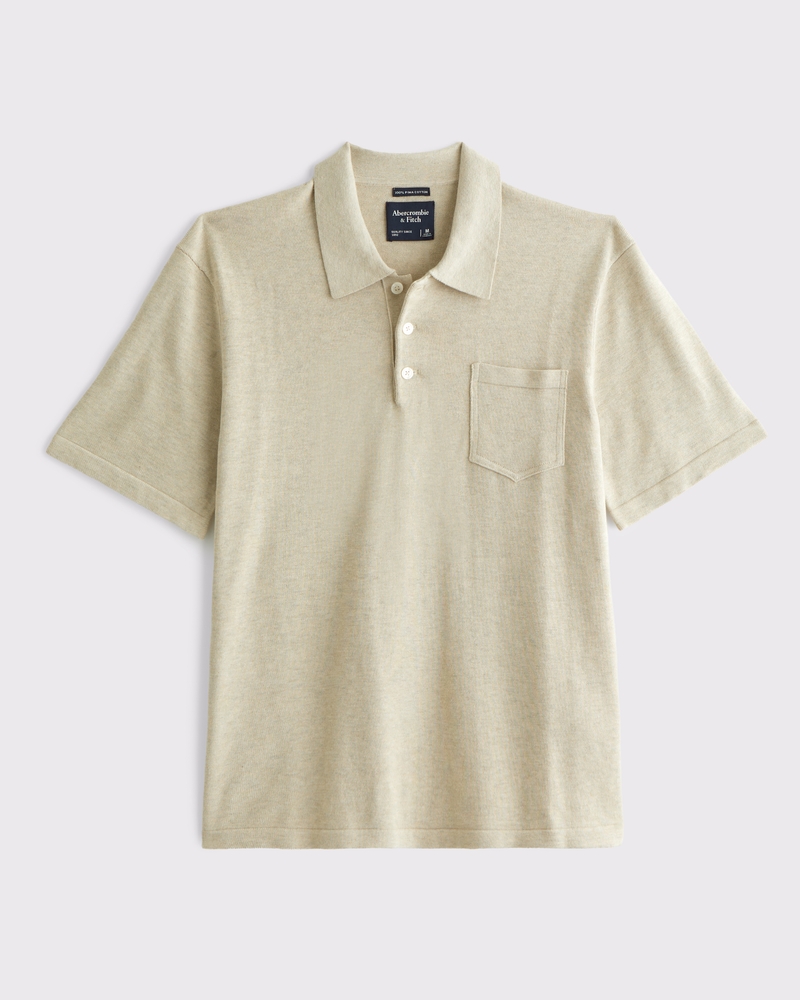 100% Pima Cotton Sweater Polo - thumbnail 5
