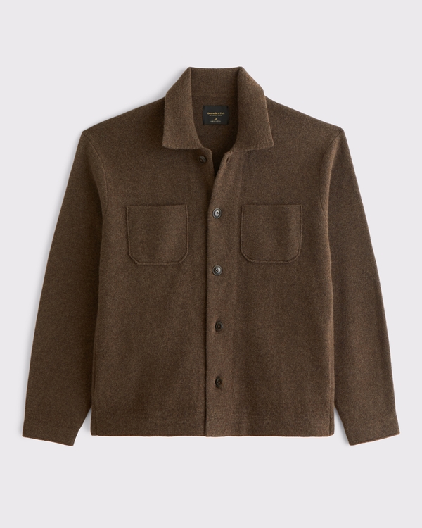 Men's 100% Merino Wool Shirt Jacket | Men's New Arrivals