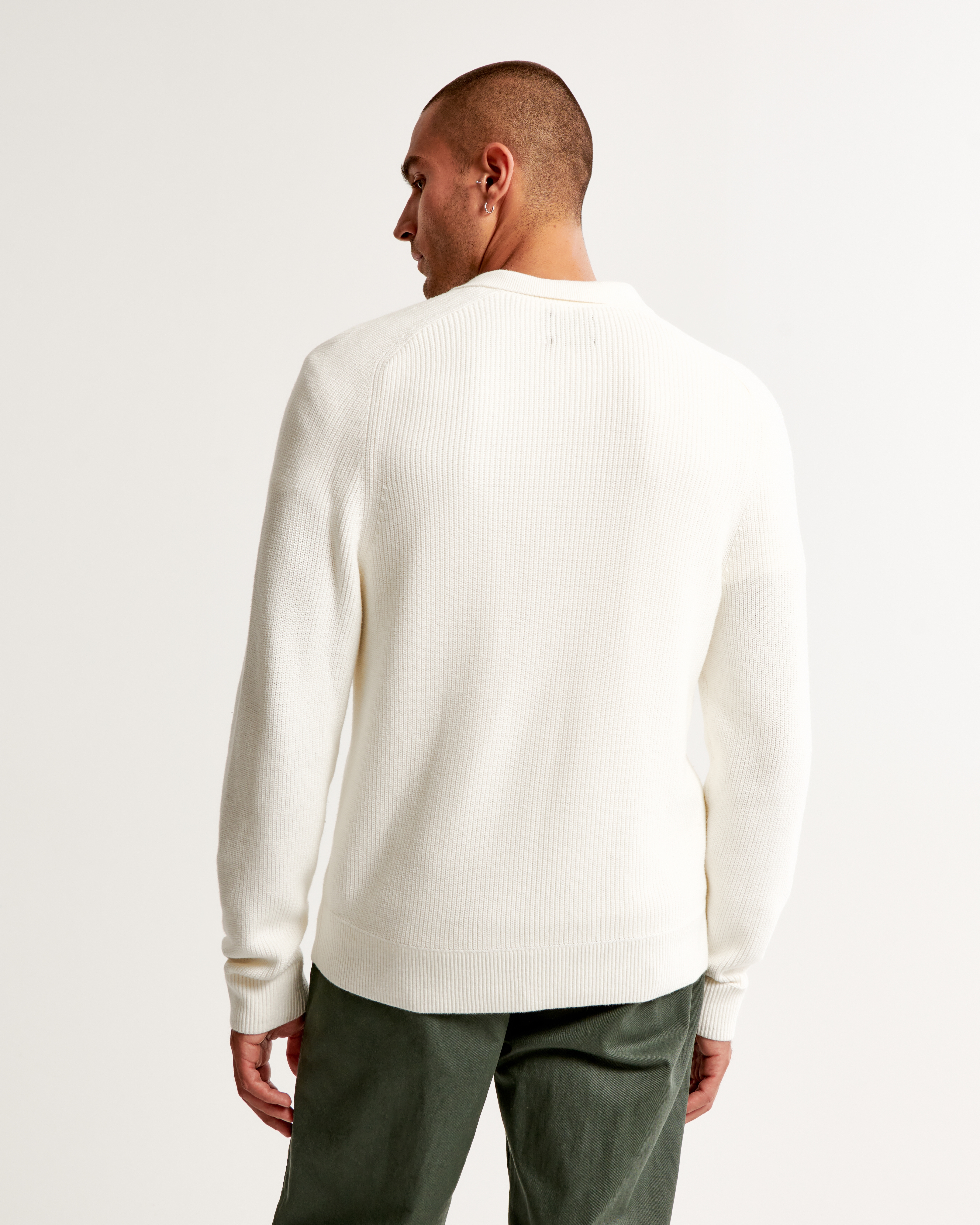 Abercrombie long sleeve outlet polo