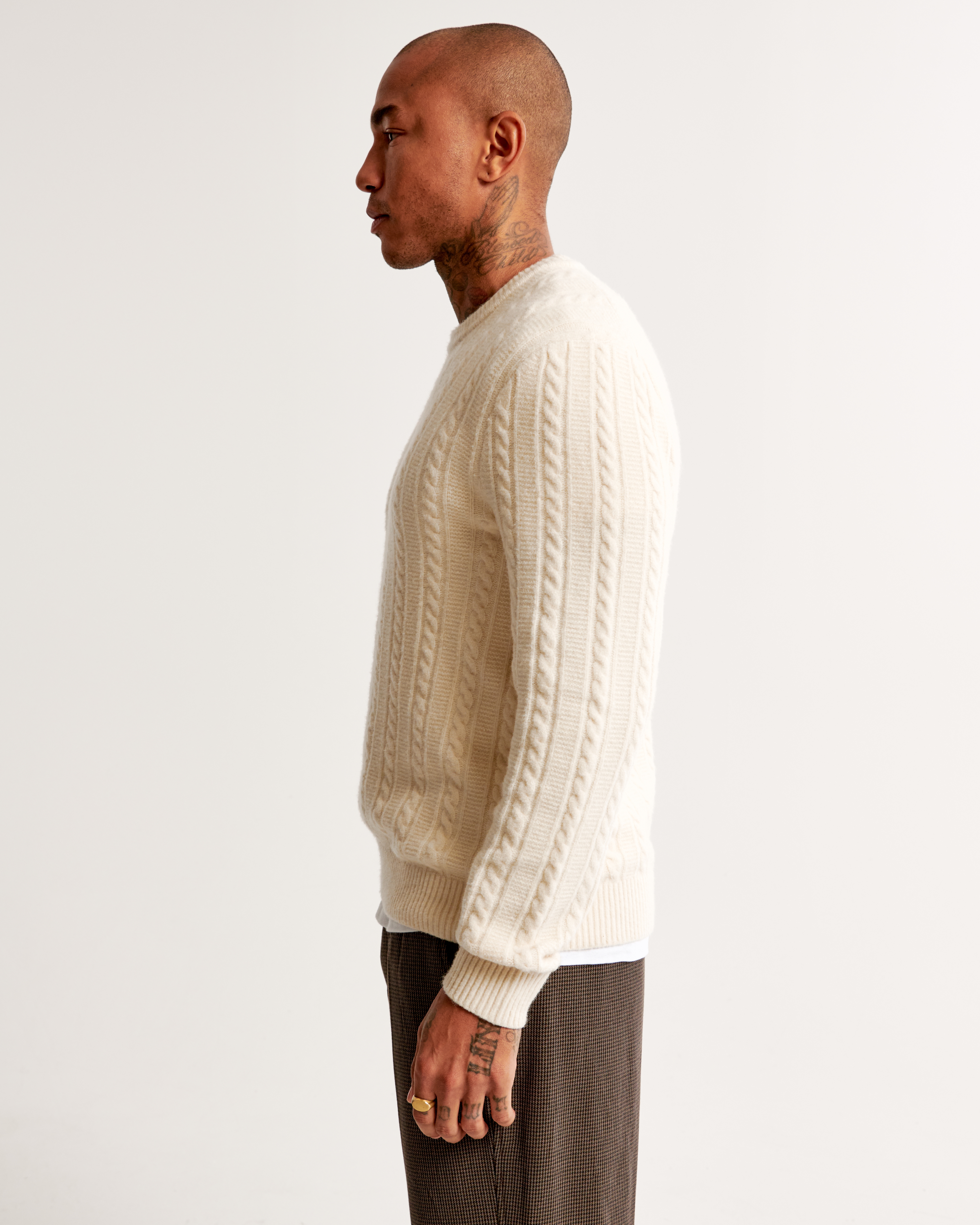 Cable Underwear wool sweater