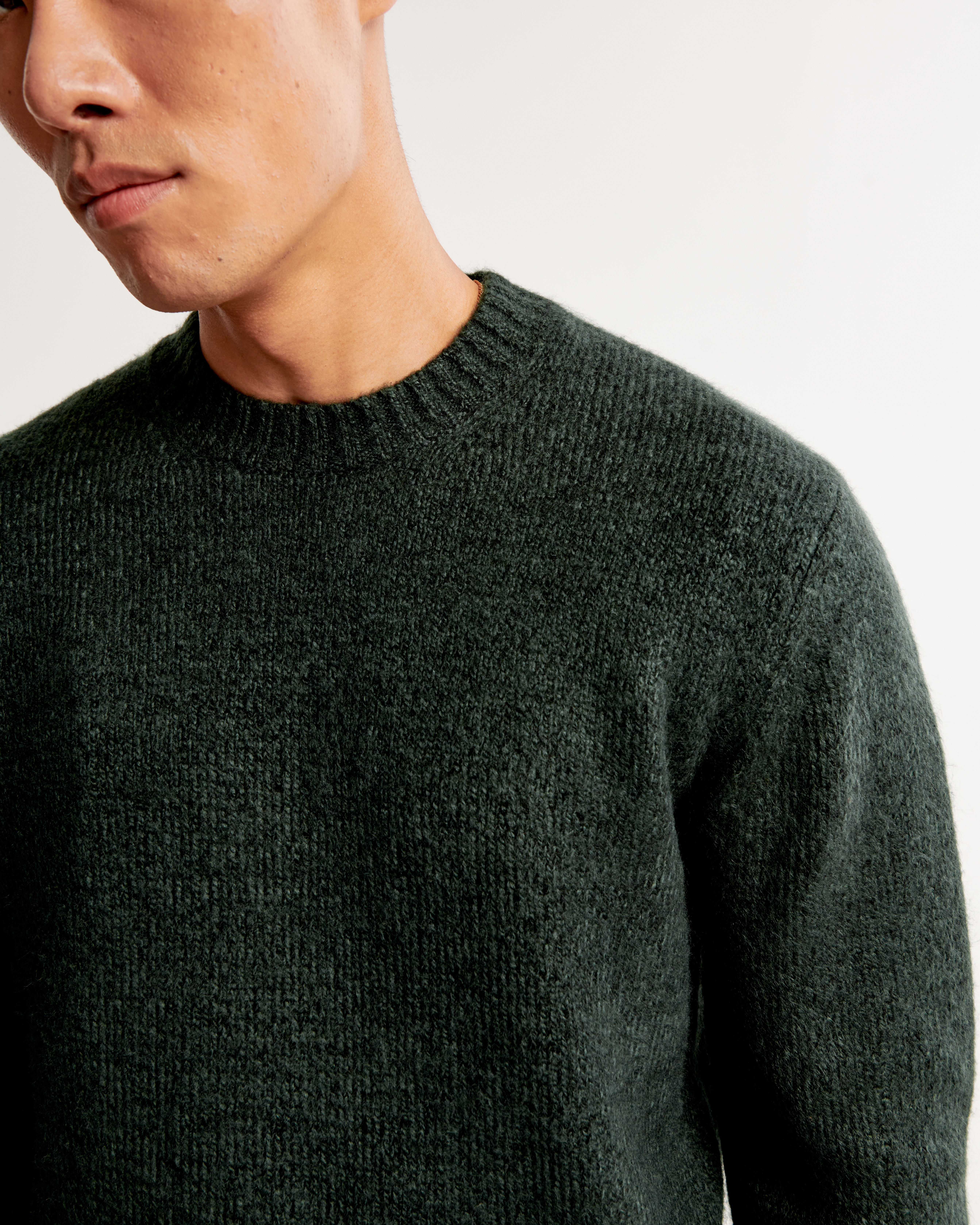 Men's Marled Crew Sweater | Men's Clearance | Abercrombie.com