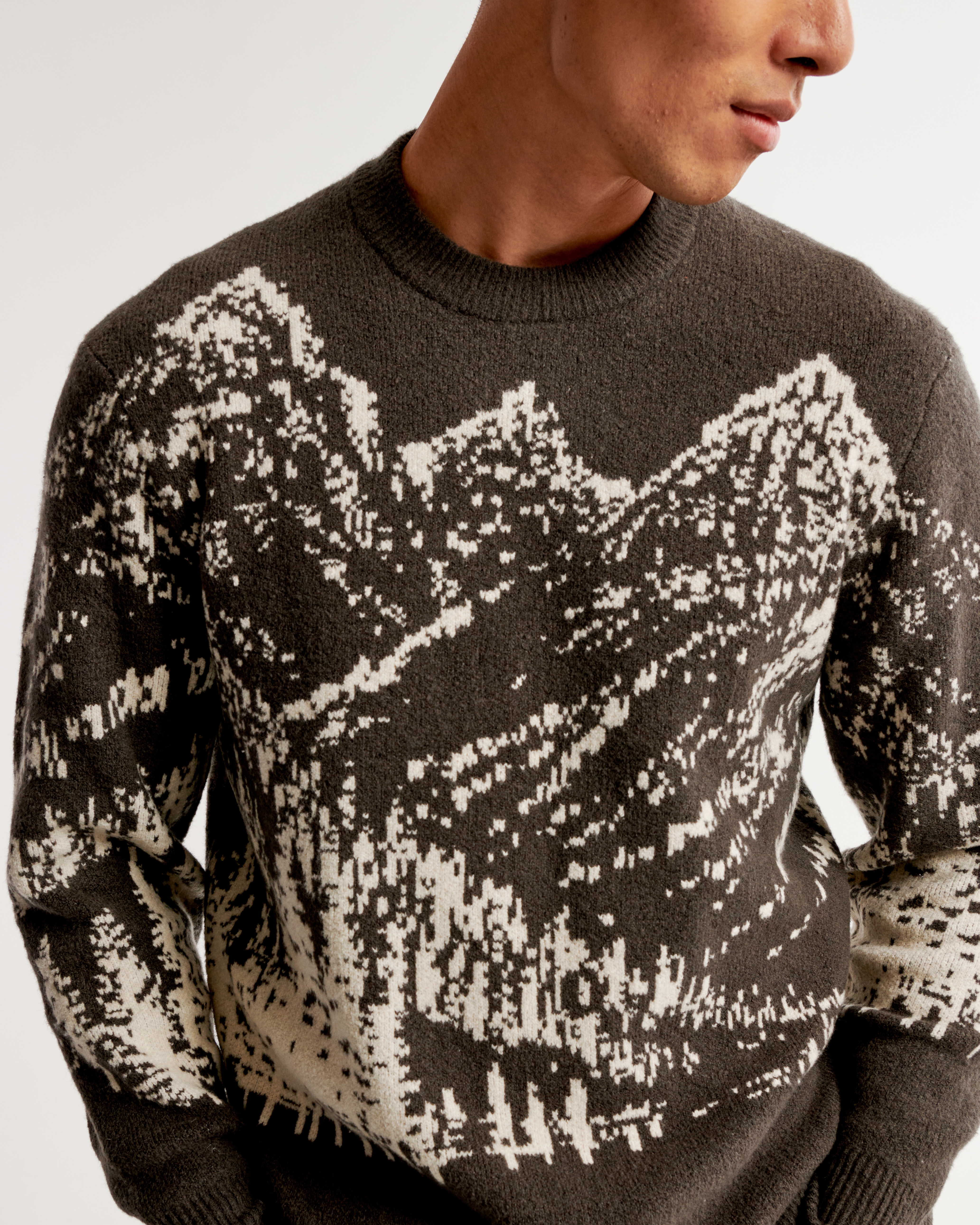 Marled crew best sale neck sweater