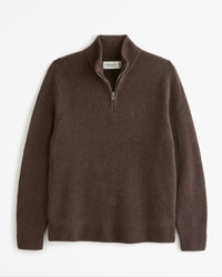 Men's elevated quarter-zip sweater
