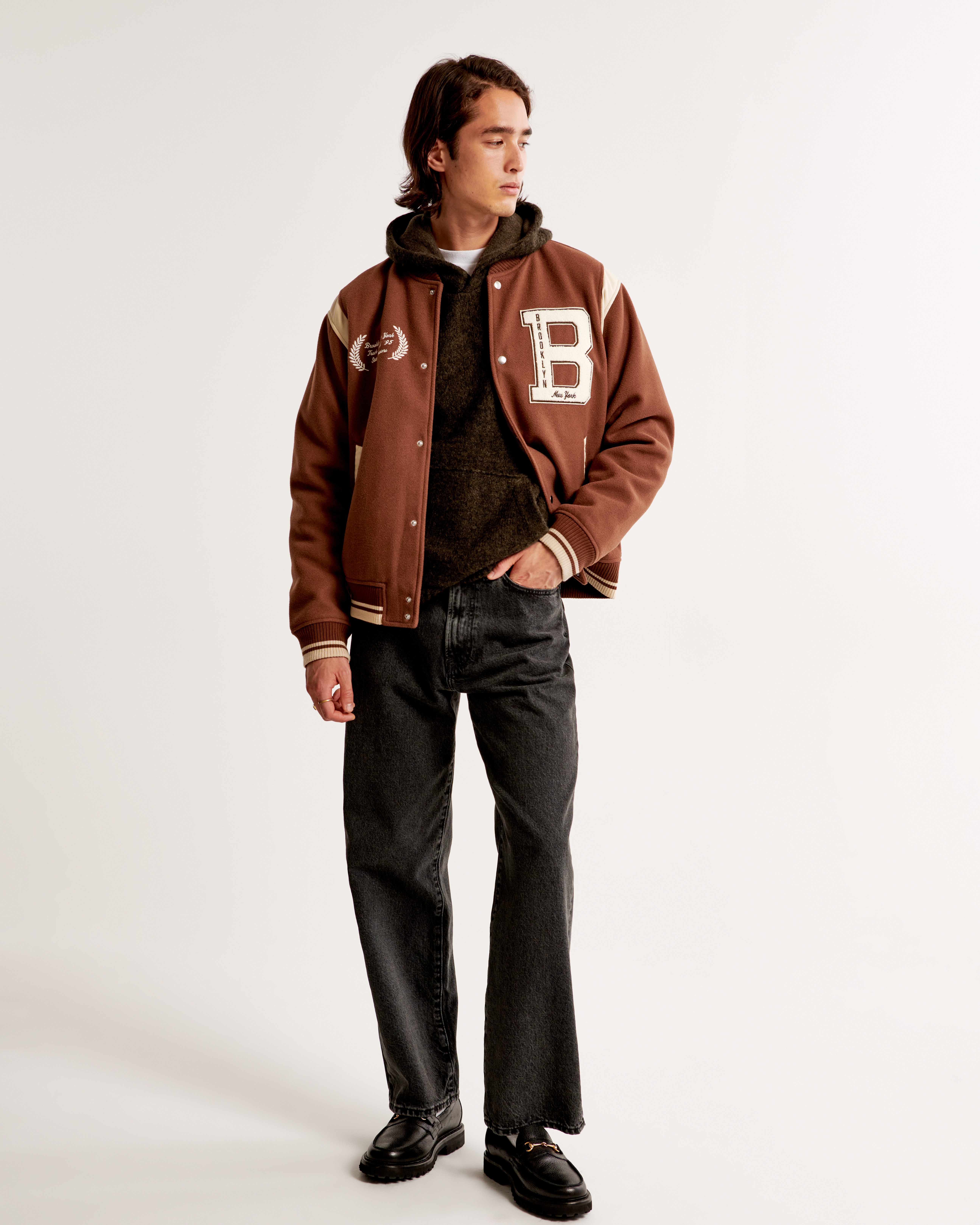 Men's Fuzzy Sweater Hoodie | Men's Tops | Abercrombie.com