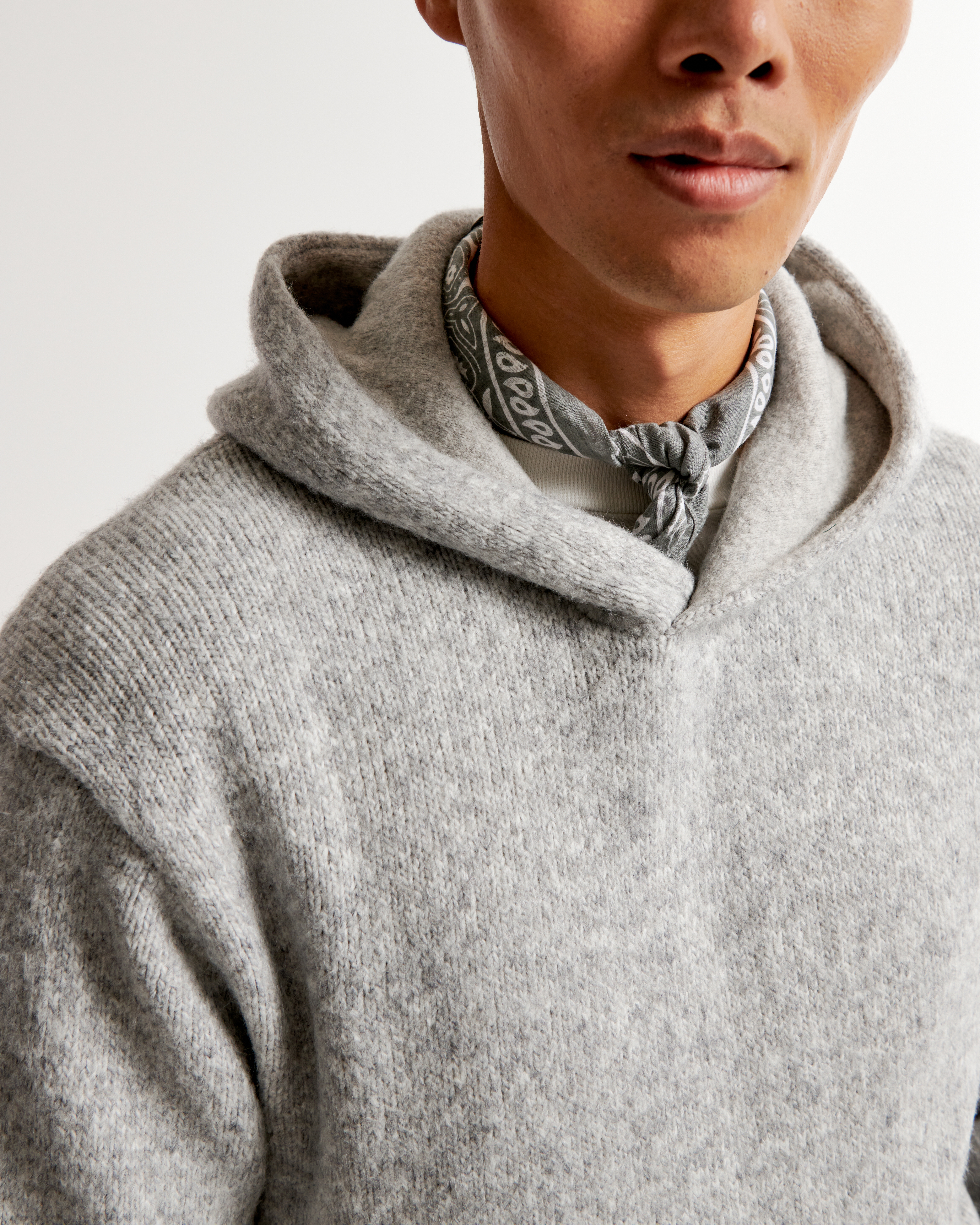 Men's Fuzzy Sweater Hoodie | Men's Office Approved