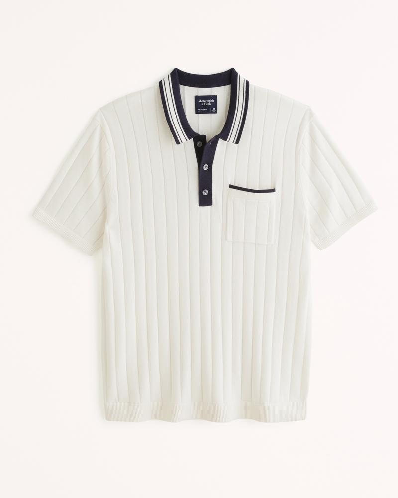 Men's Sideline-Style Sweater Polo | Men's Tops | Abercrombie.com