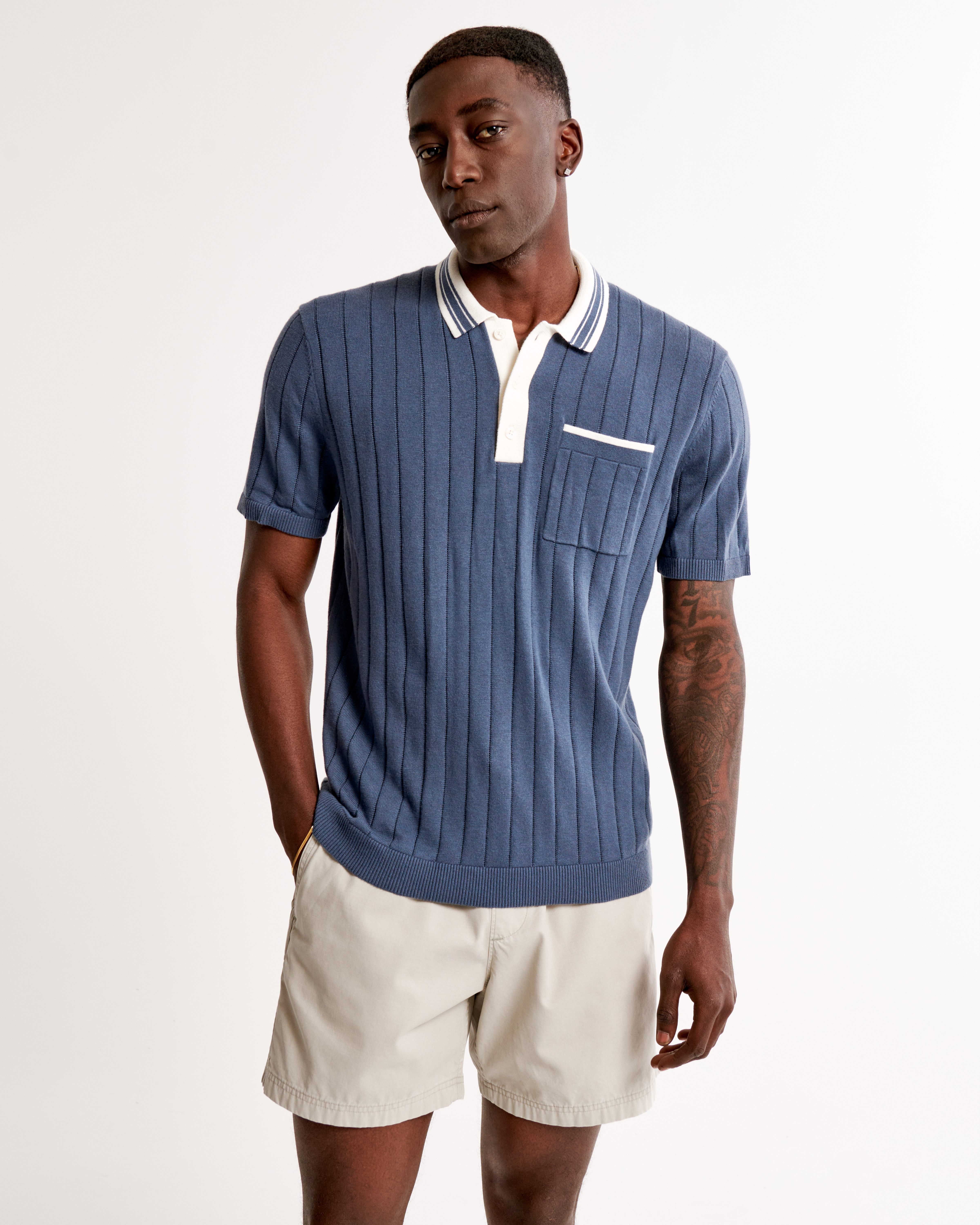 Polo sweater 2025 mens style