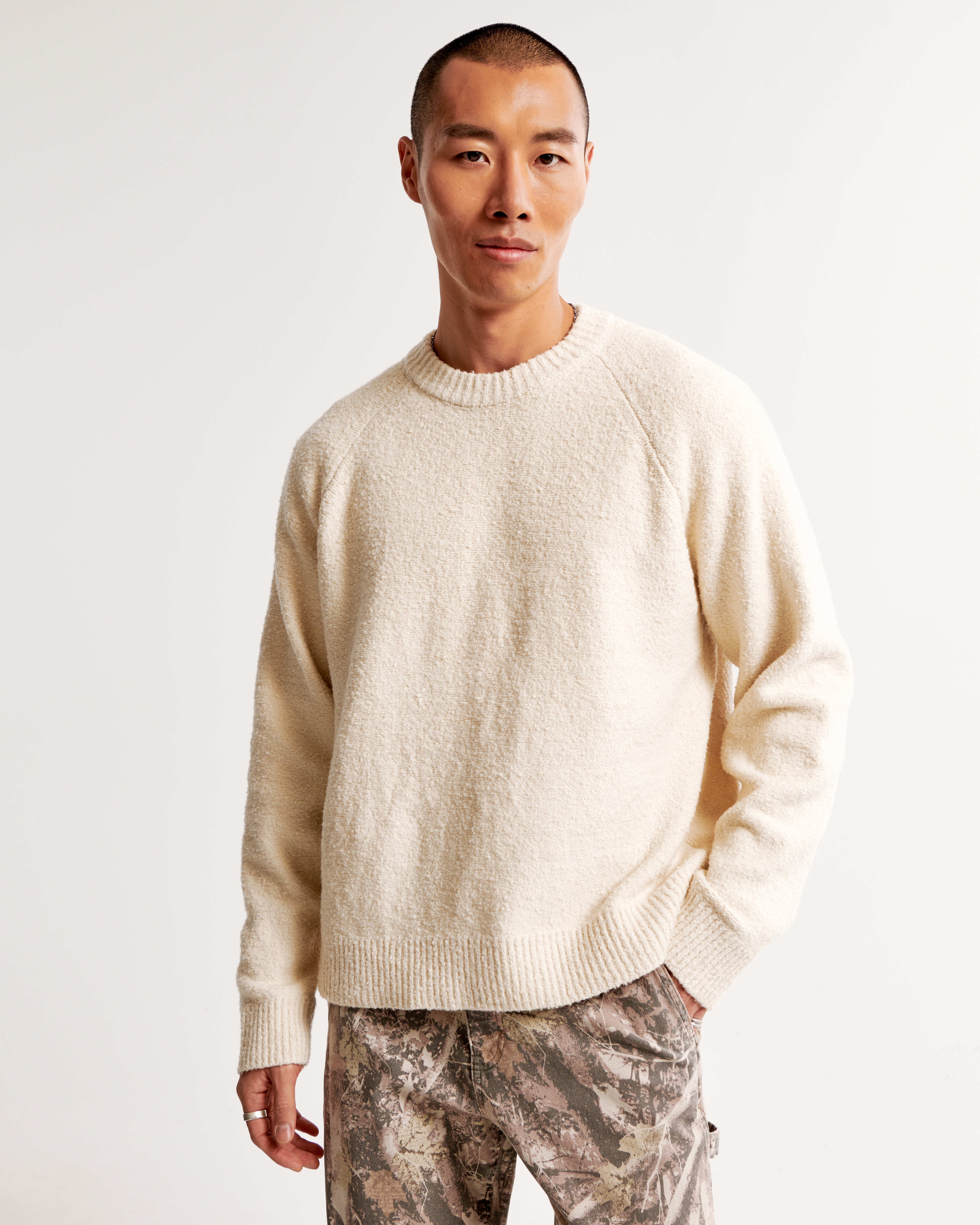 Hollister oversized crewneck online sweater