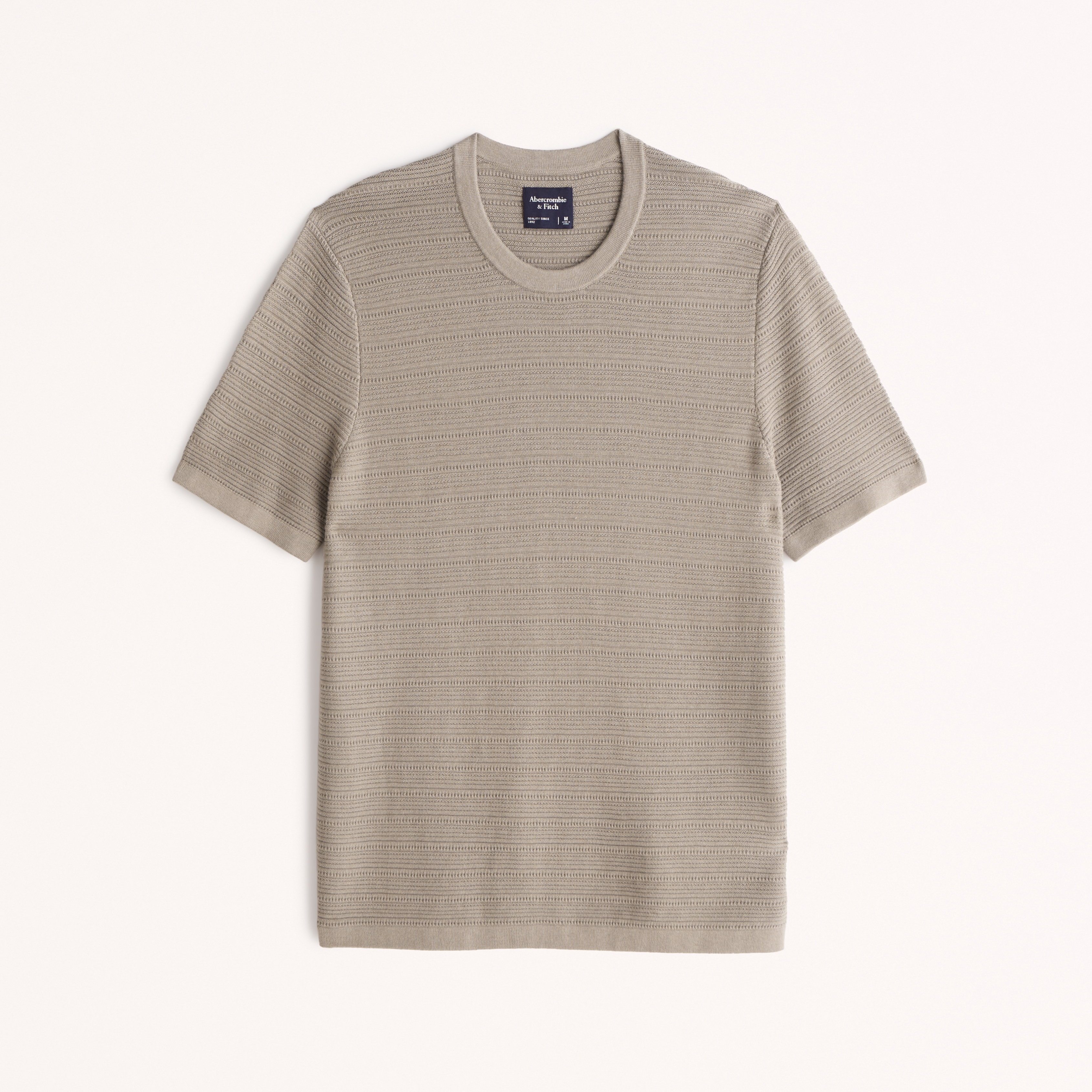 Hollister textured hot sale knit t shirt