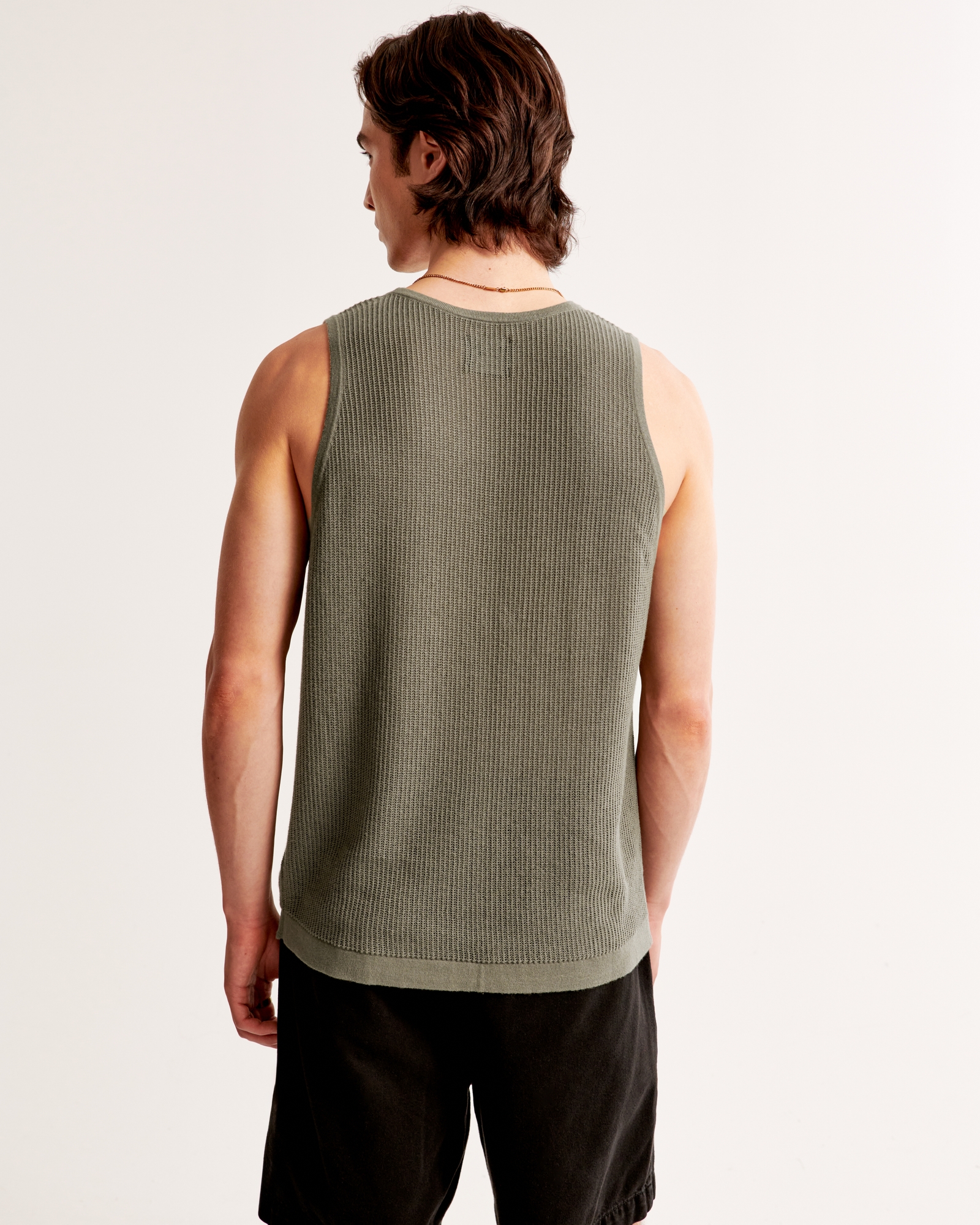 Crochet-Style Layering Tank