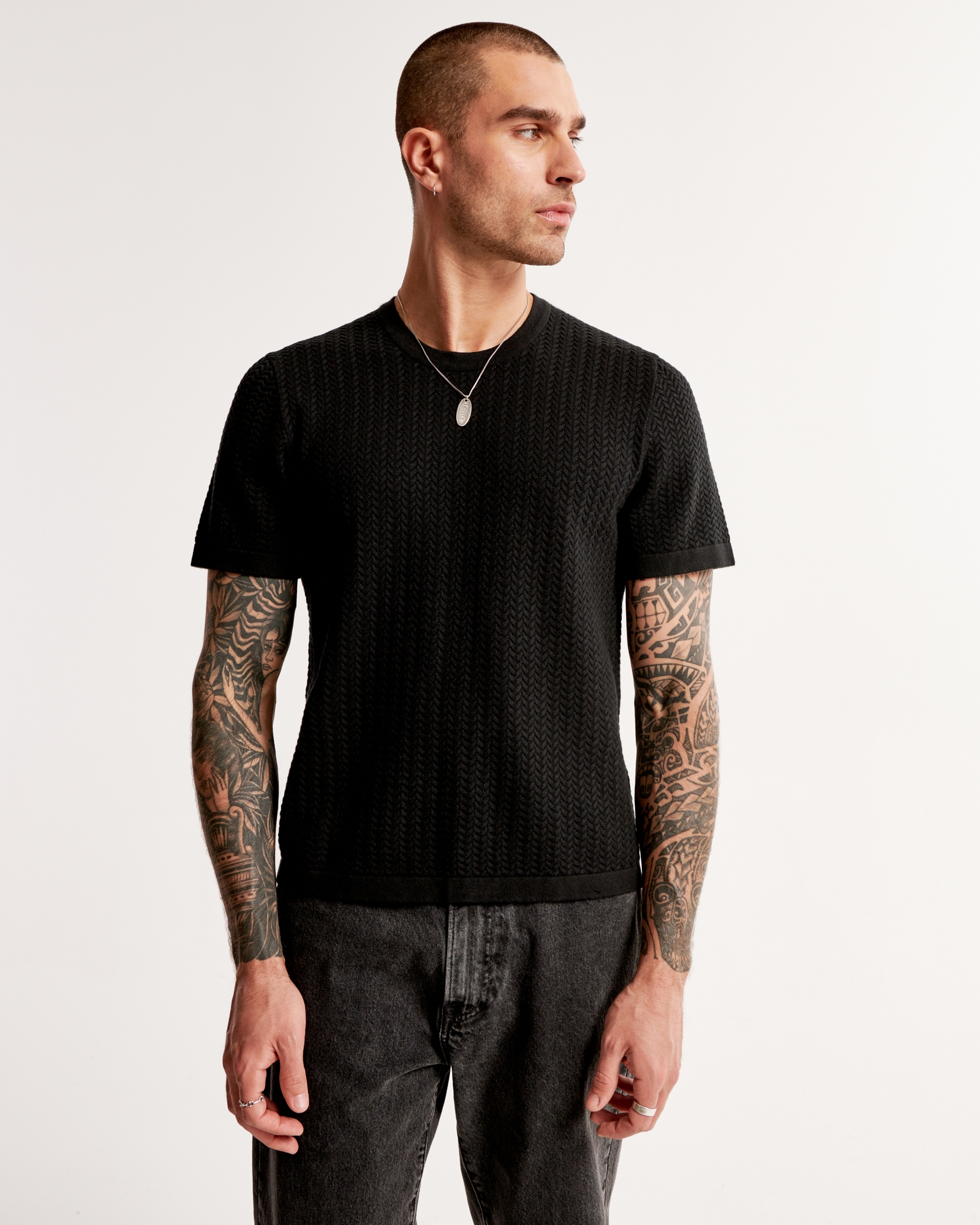 Stitched Textured Tee