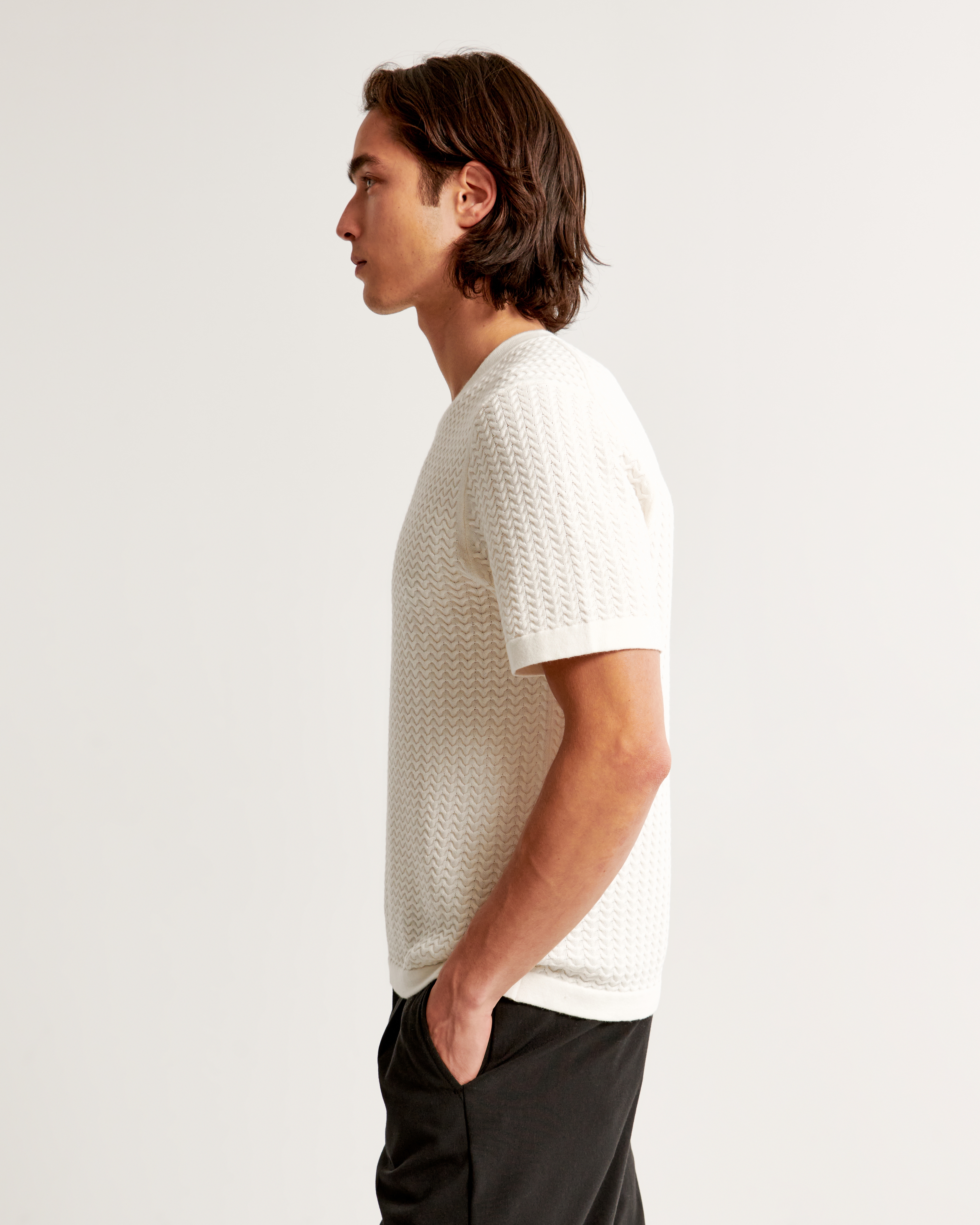 Abercrombie&Fitch ジャストサイズ Tシャツ ピチT カレッジT