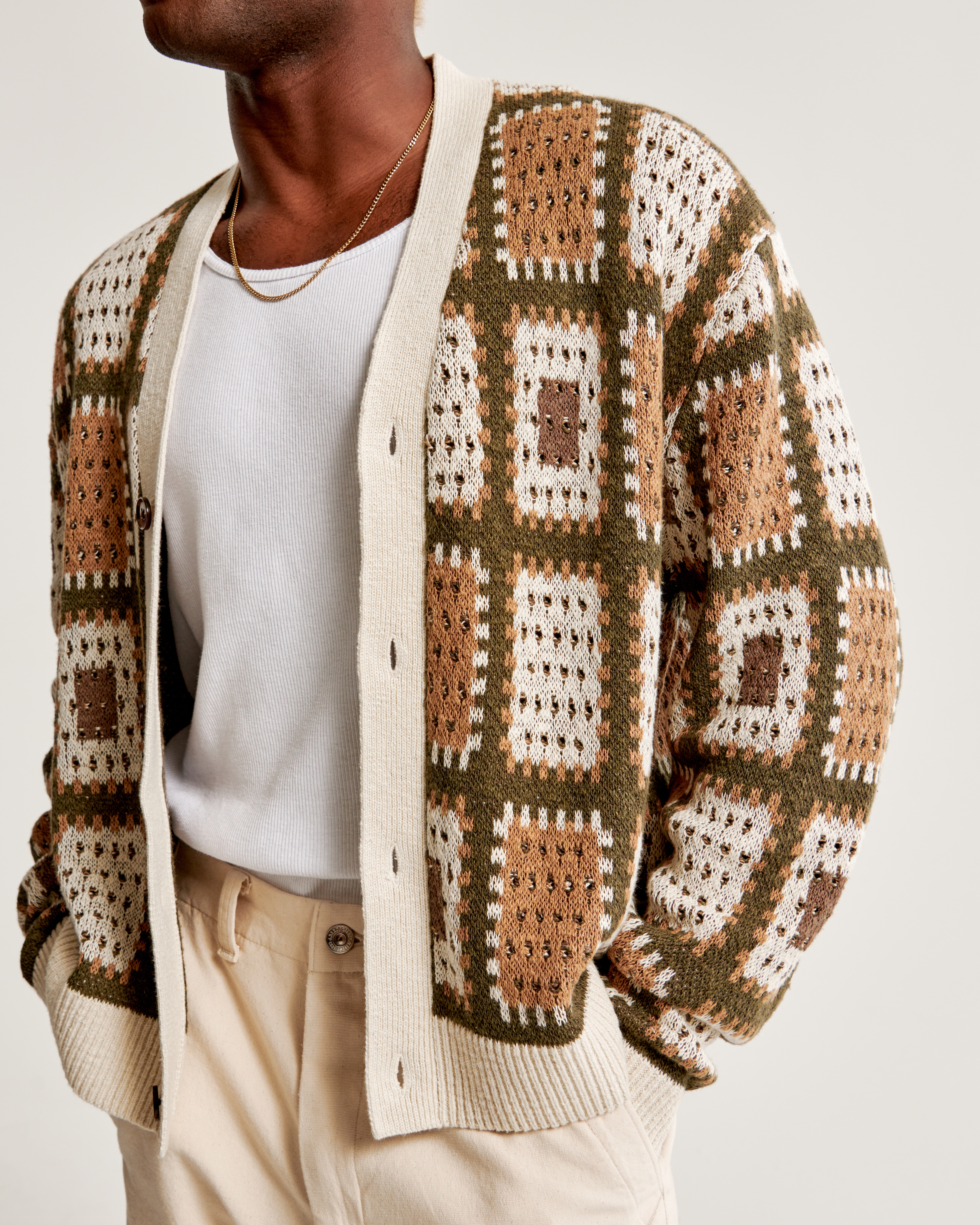 Abercrombie mens outlet cardigan