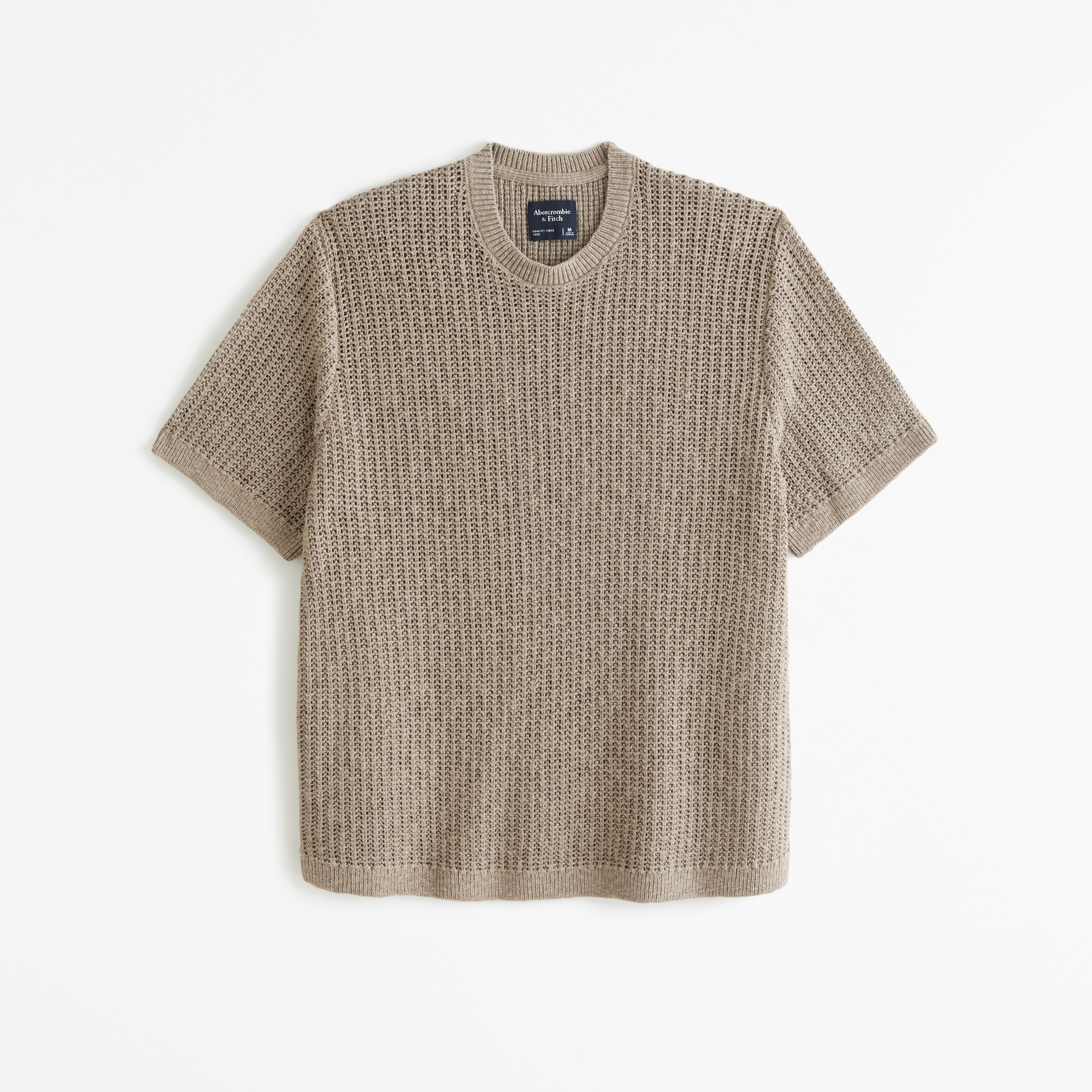 Men's Stitched Sweater Tee | Men's Tops | Abercrombie.com