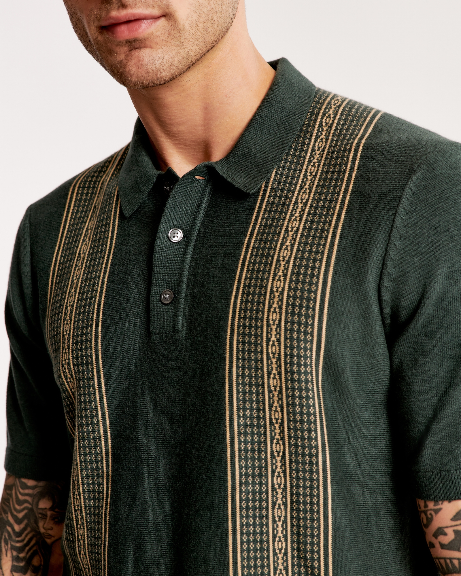 Modern Classic 3-Button Sweater Polo