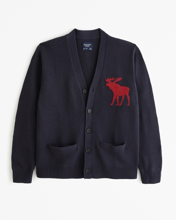 Mens on sale moose cardigan