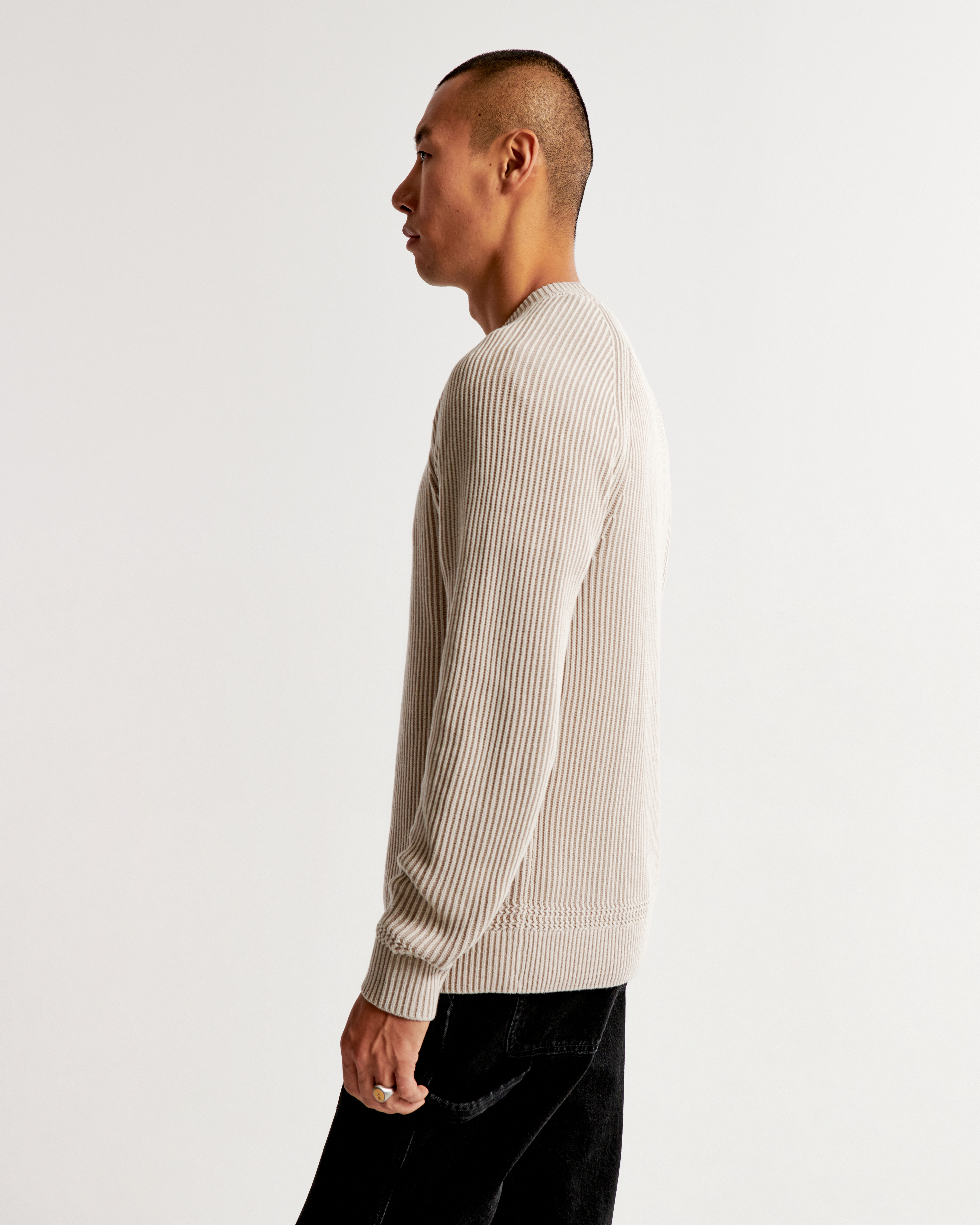 Abercrombie crew neck online sweater