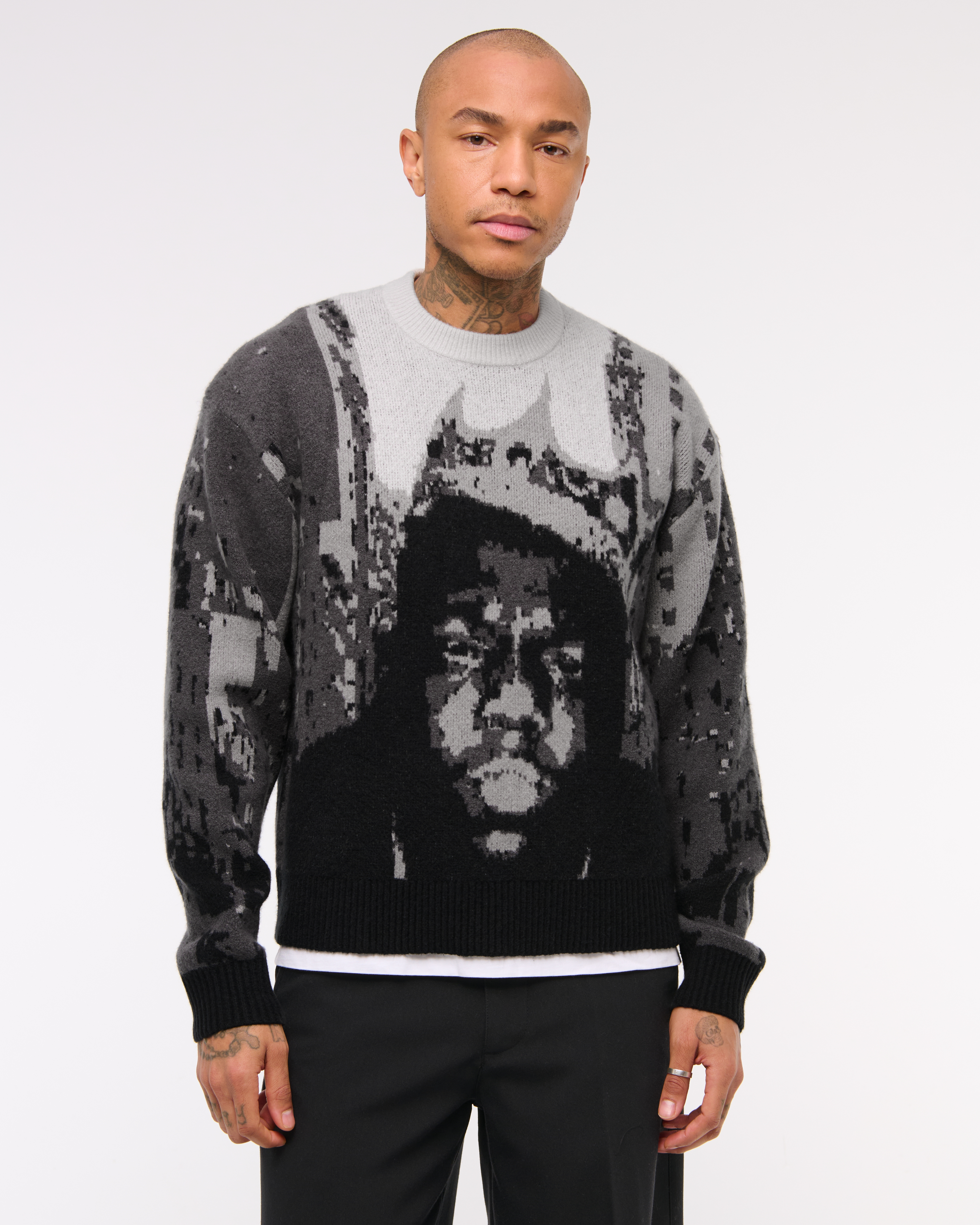 Biggie smalls crew neck sweater online