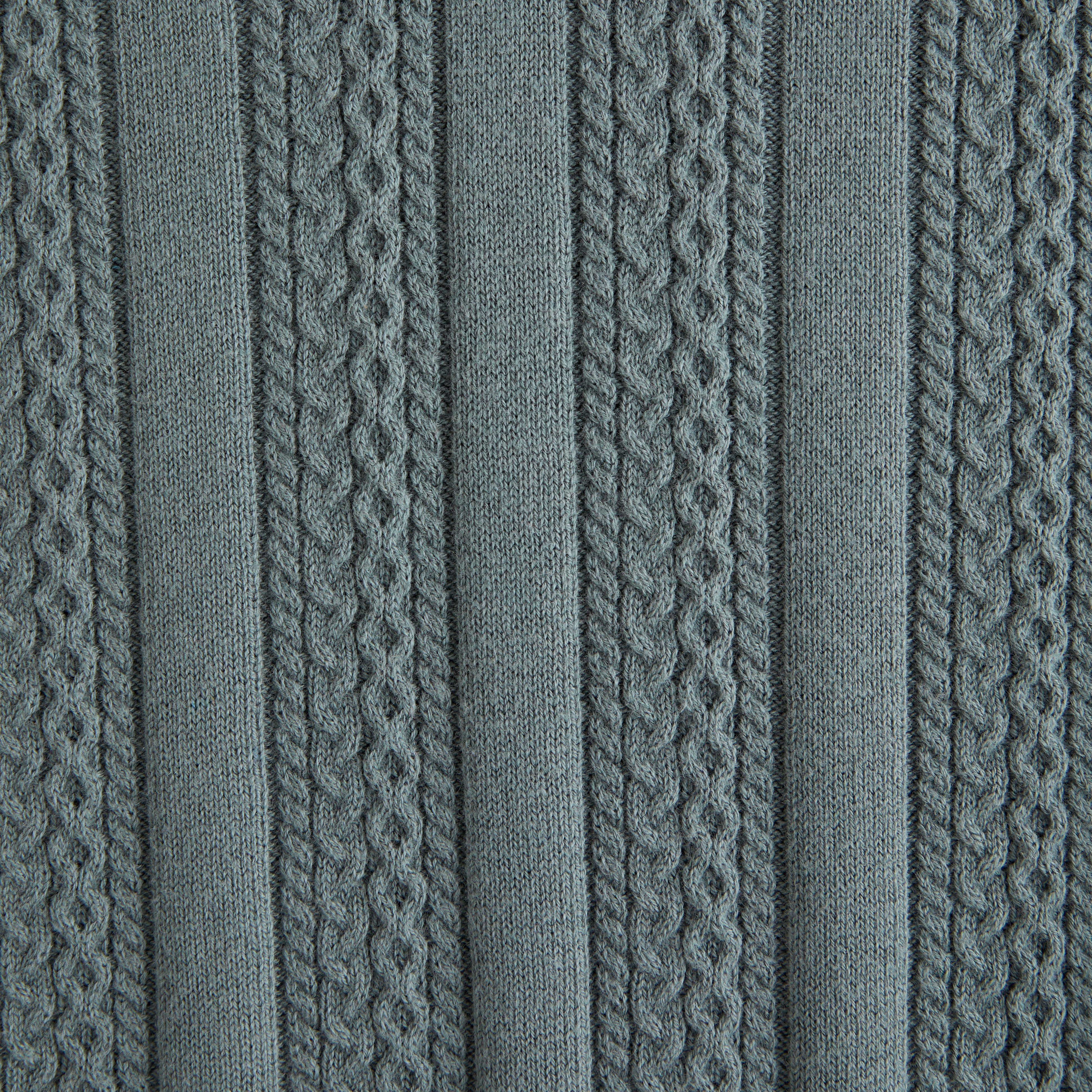 【AJO AJOBYAJO】22SS★ Cable Stitch Collar Zip Up Ajobyajo – SLOW TURTLE