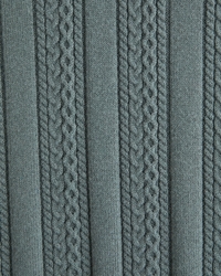 Cable Stitch Johnny Collar Sweater Polo