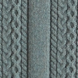 Cable Stitch Johnny Collar Sweater Polo