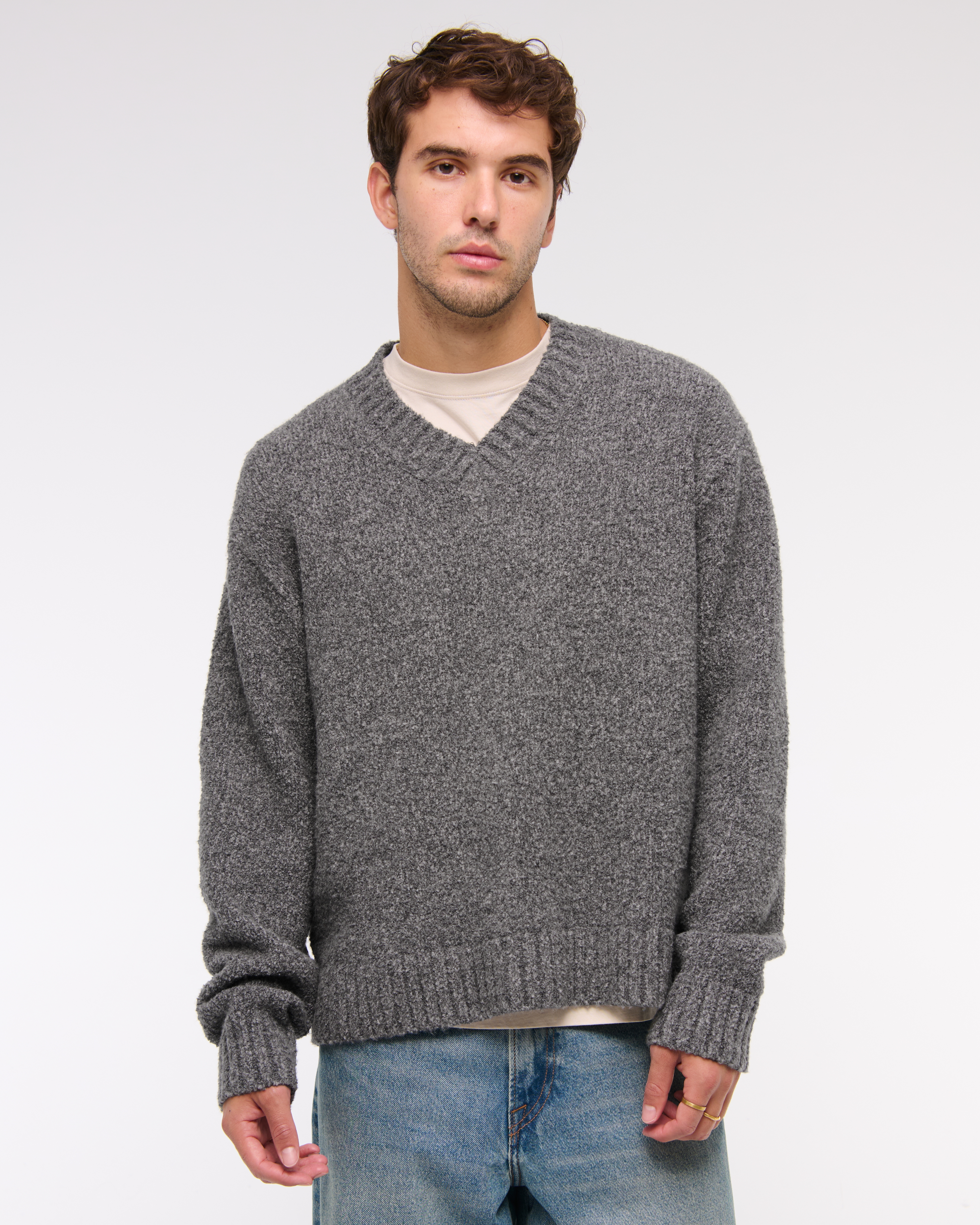 Abercrombie and fitch fashion v neck sweater