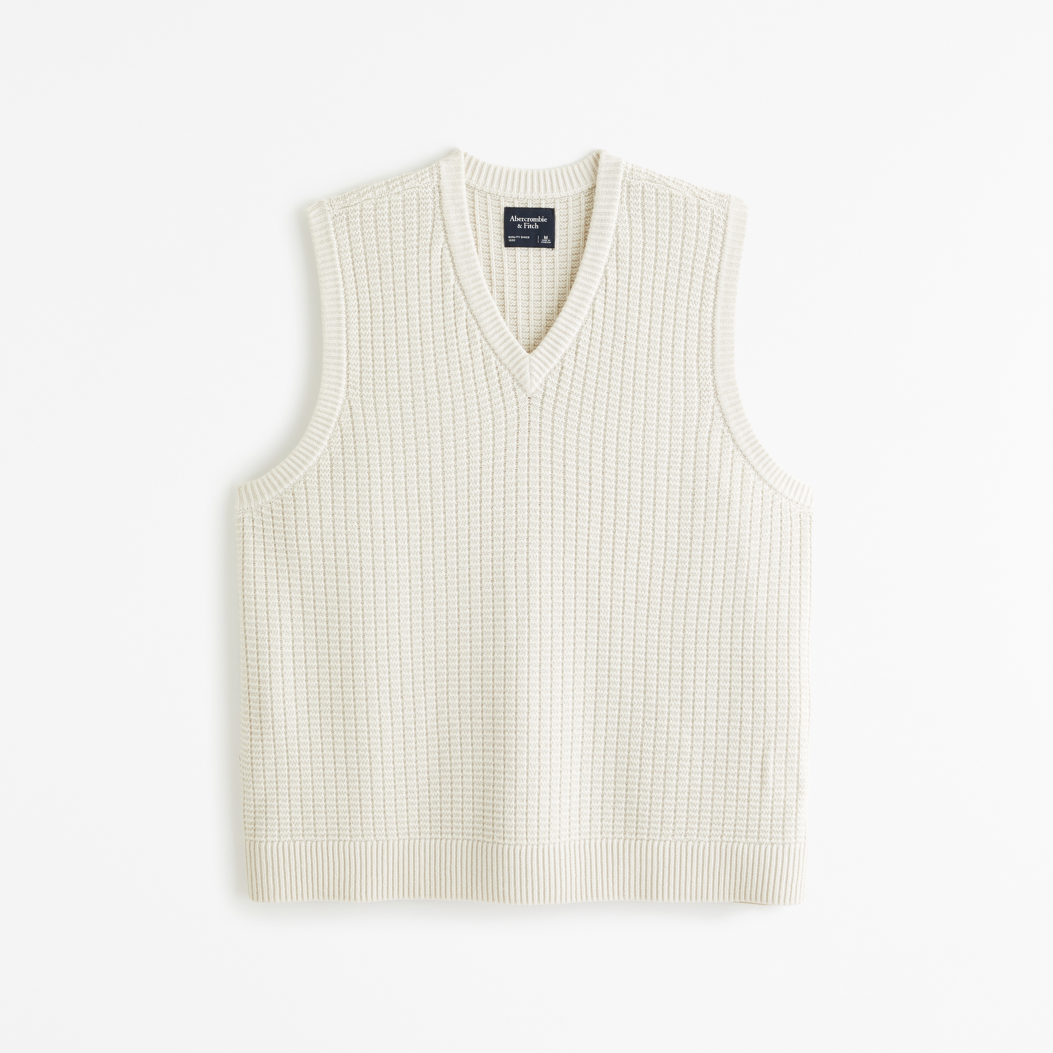 Oversized Stitchy Sweater Vest